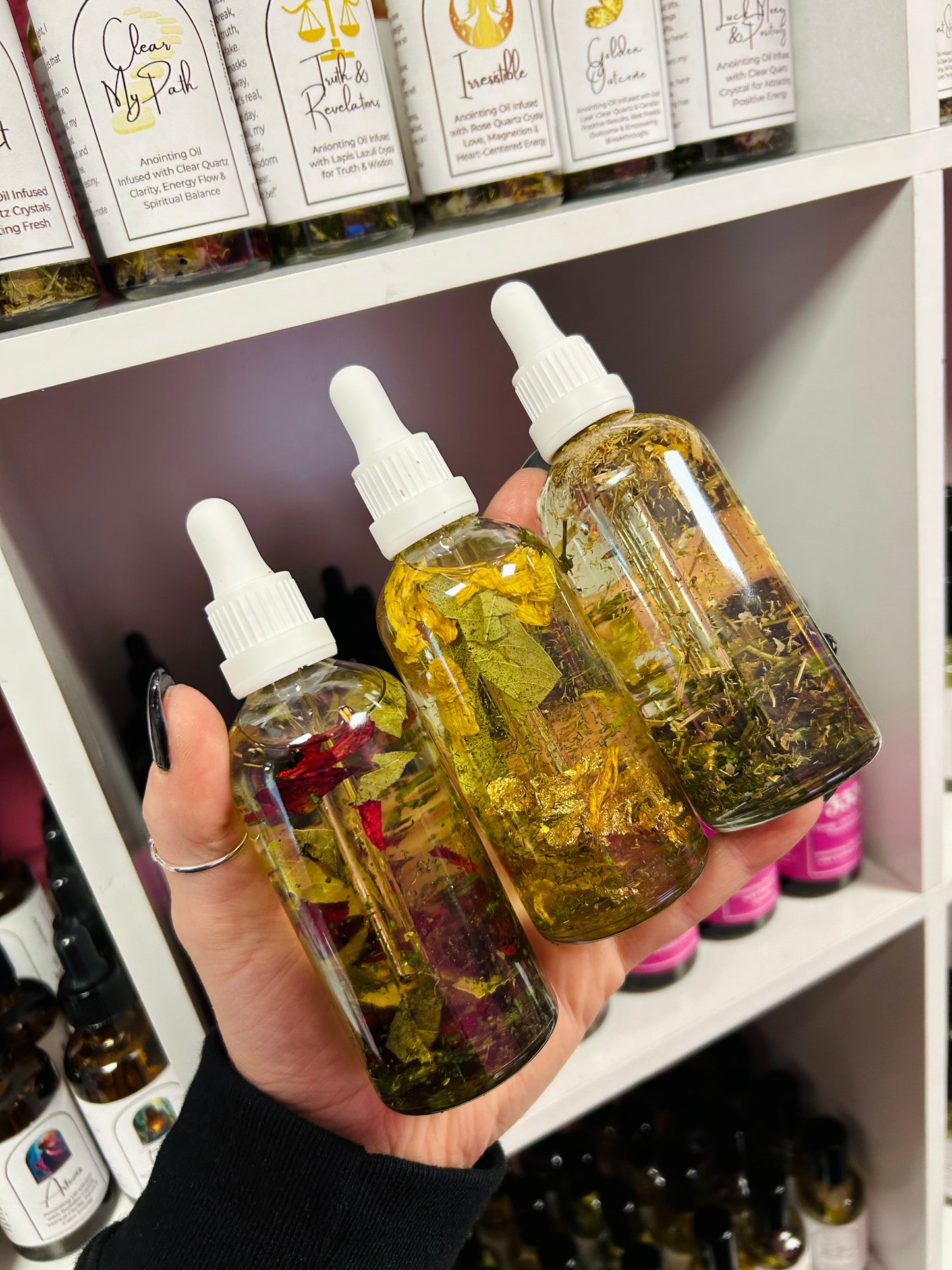 Sacred Shield Spell Oil - Protection, Boundaries & Empath Defense