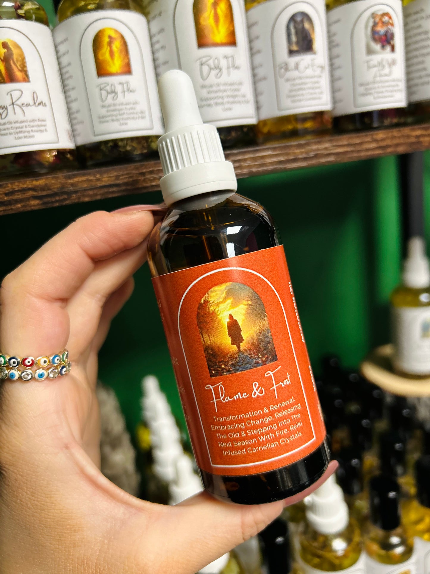 Flame and Frost Frequency Oil - Change, Release and Renewal, Transformation, Releasing the Old, Energy Clearing