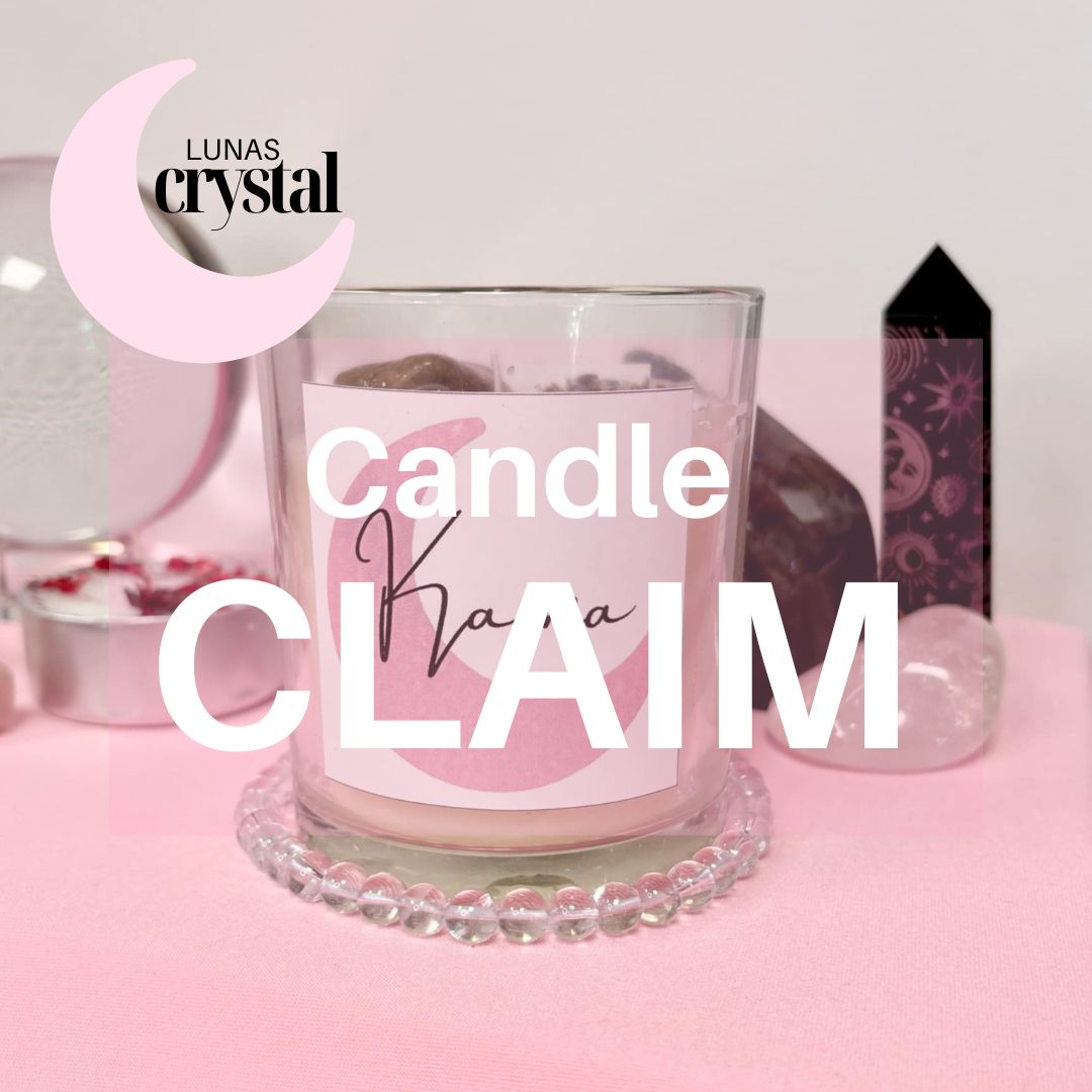 Claim Crystal Candle - as selected on live or per request