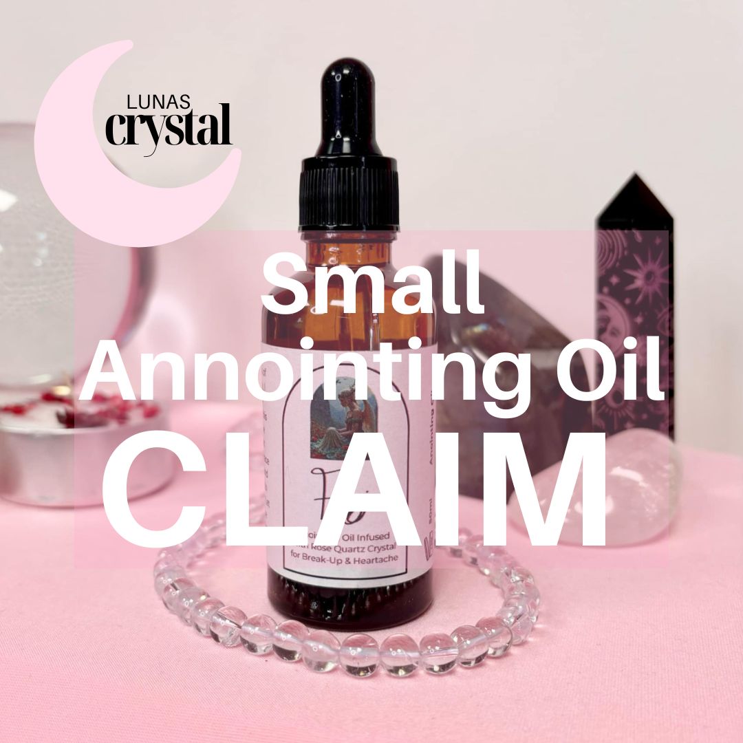 Claim Small Anointing Oil - as selected on live or per request