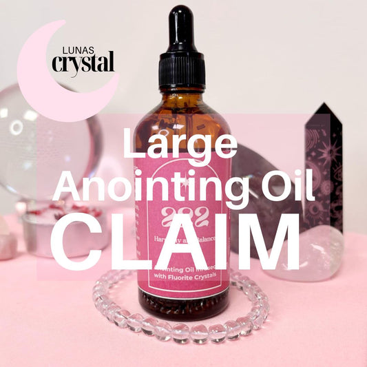 Claim Large Anointing Oil - as selected on live or per request