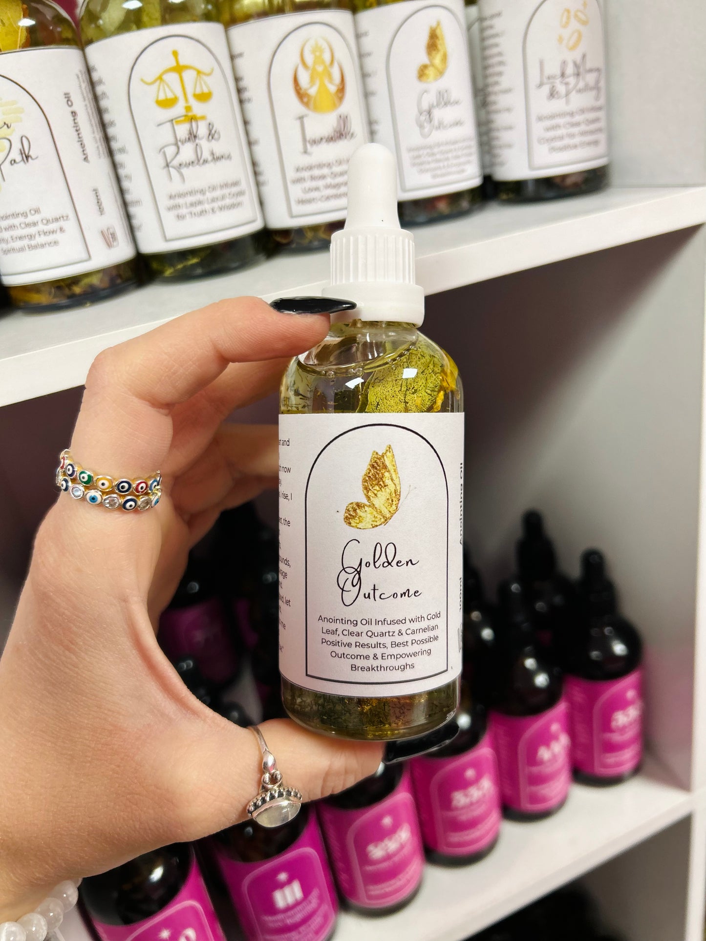 Golden Outcome Spell Oil - Success, Breakthroughs & Positive Results