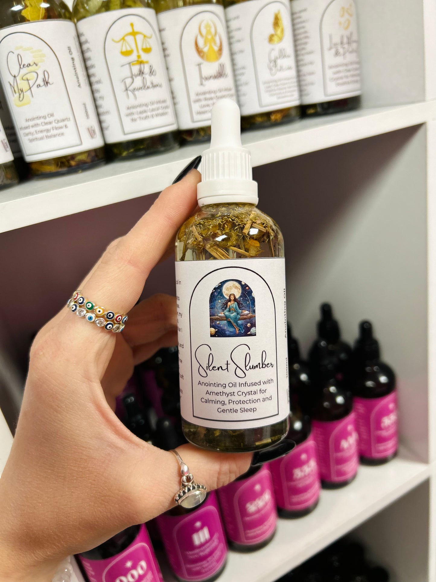 Silent Slumber Spell Oil – Restful Sleep, Calm & Dream Support