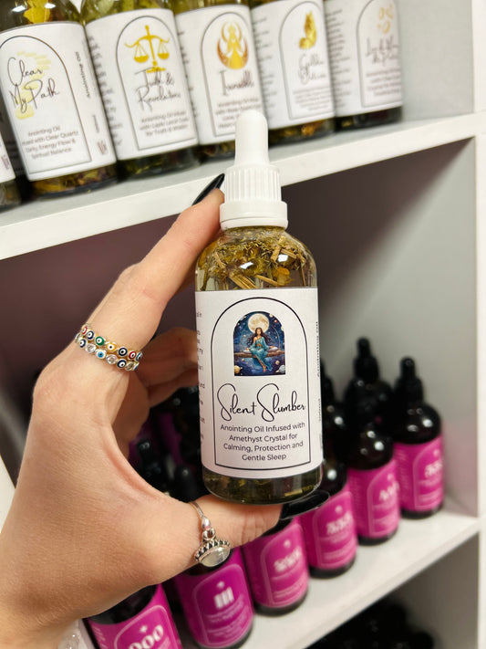 Silent Slumber Spell Oil – Restful Sleep, Calm & Dream Support