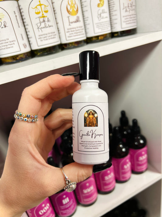 Gentle Keeper Spell Oil - Empathic Strength, Compassion & Protective Healing