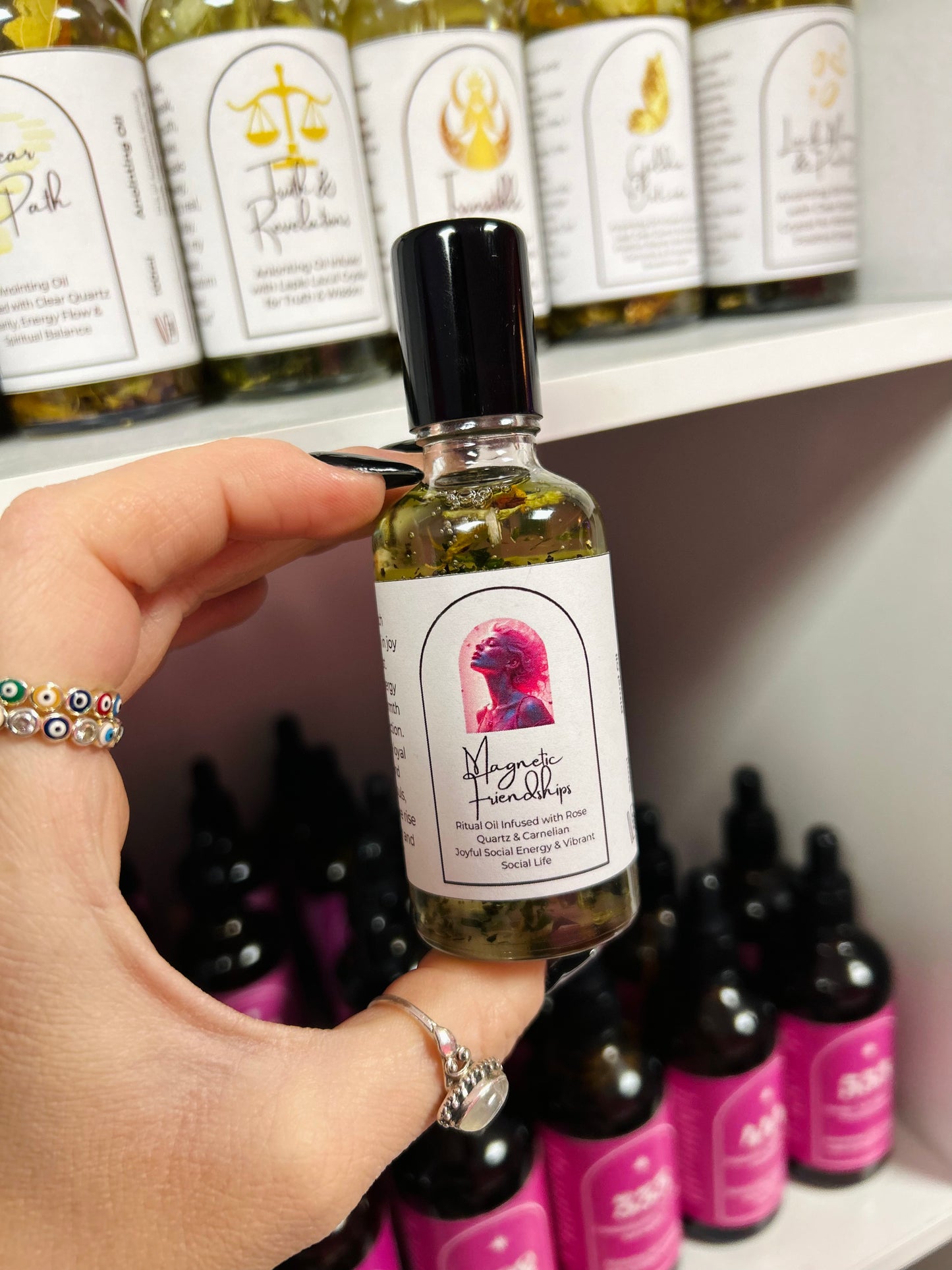 Magnetic Friendships Spell Oil - Joyful Connection & Social Magnetism