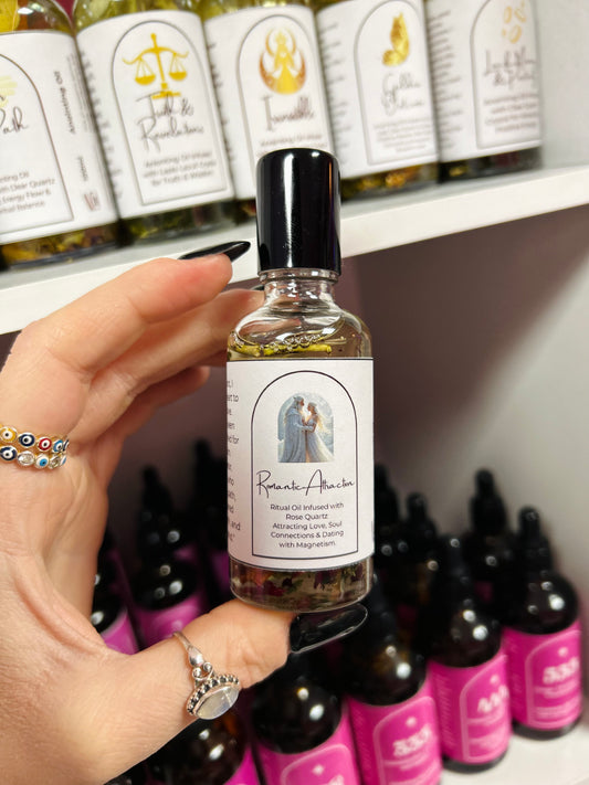 Romantic Attraction Spell Oil - Love, Soul Connections & Dating Magnetism