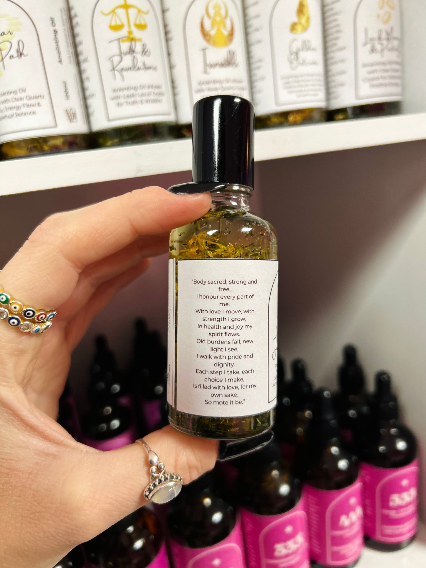 Empowered Wellness Ritual Oil – Motivation, Discipline & Body Positivity