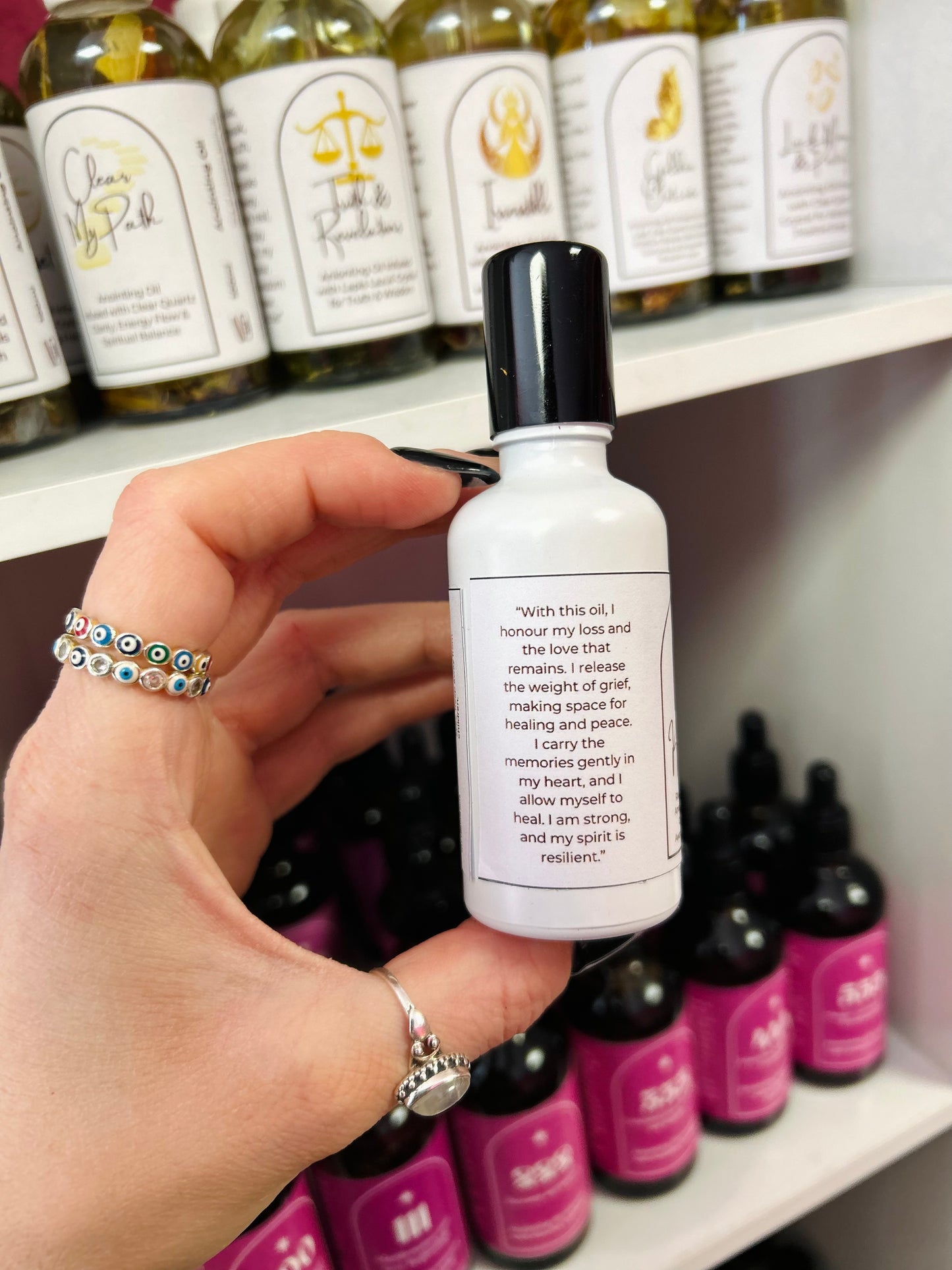 Kuan Yin Spell Oil – Goddess of Mercy, Compassion & Emotional Grace