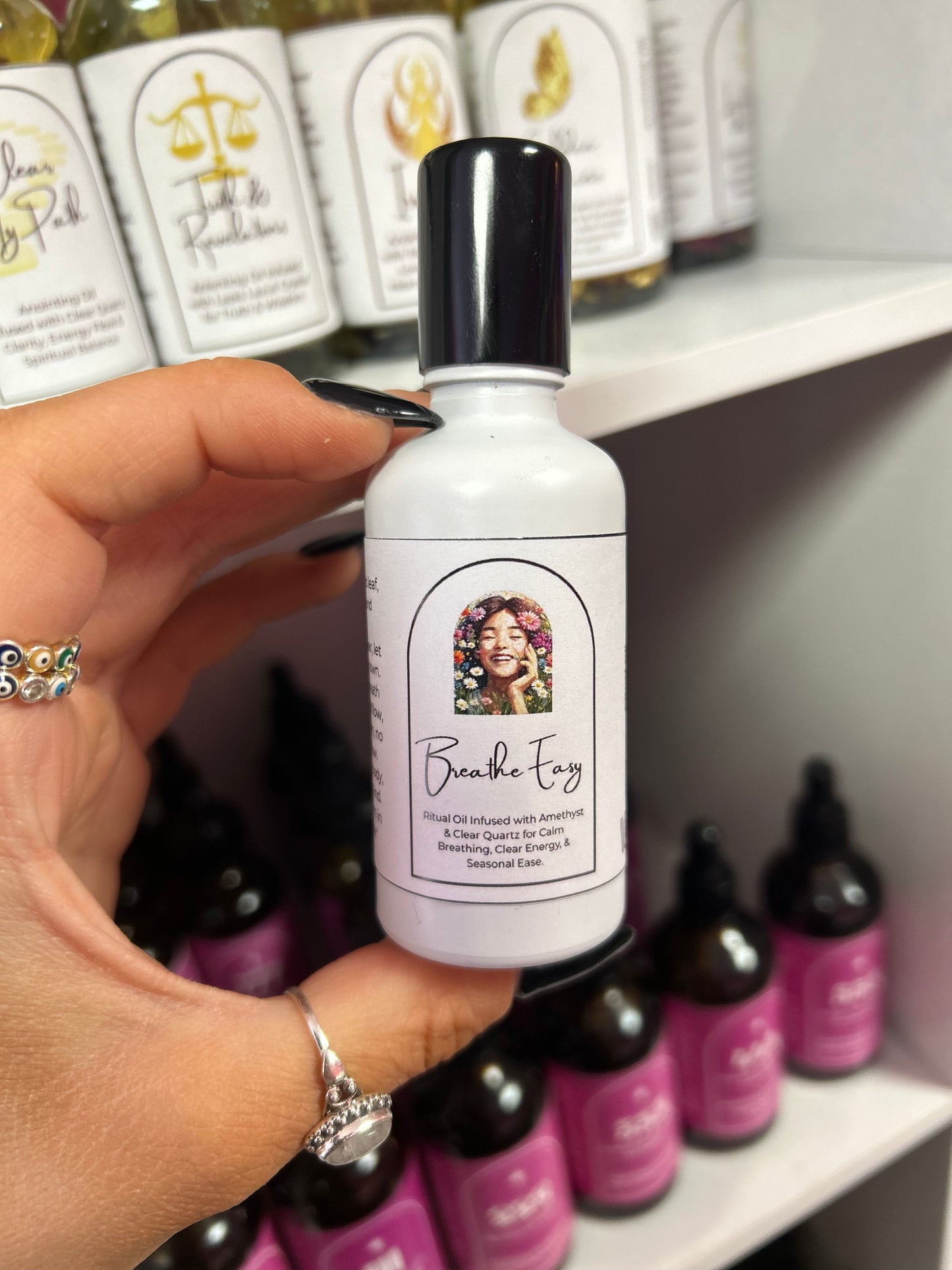 Breathe Easy Spell Oil - Calm Breathing, Clear Energy & Seasonal Ease