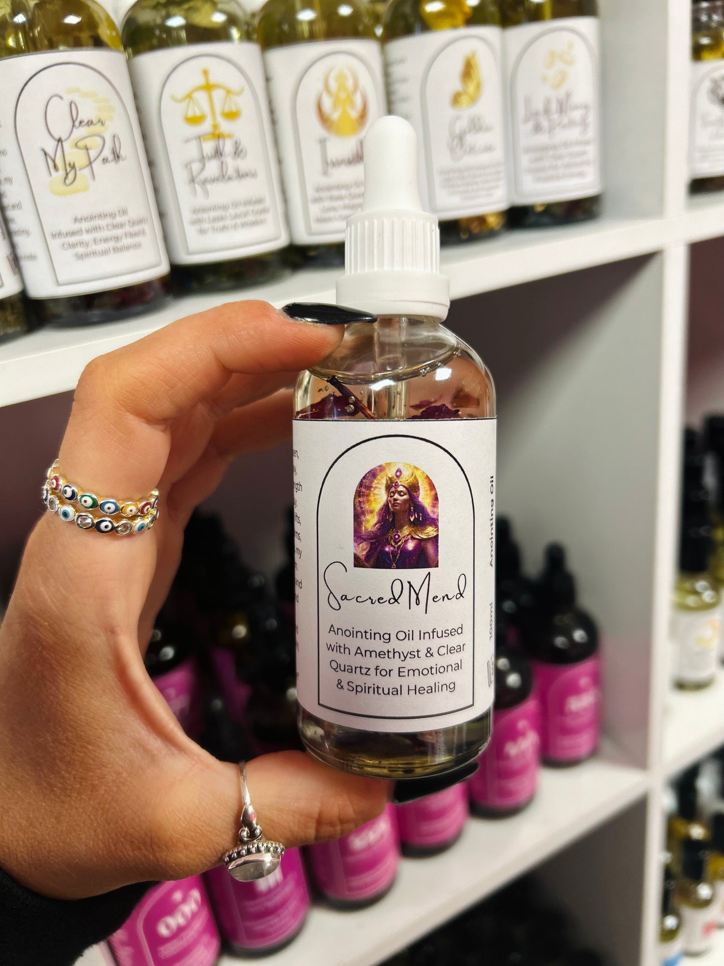 Sacred Healing Spell Oil – Chakra Alignment, Emotional & Spiritual Healing