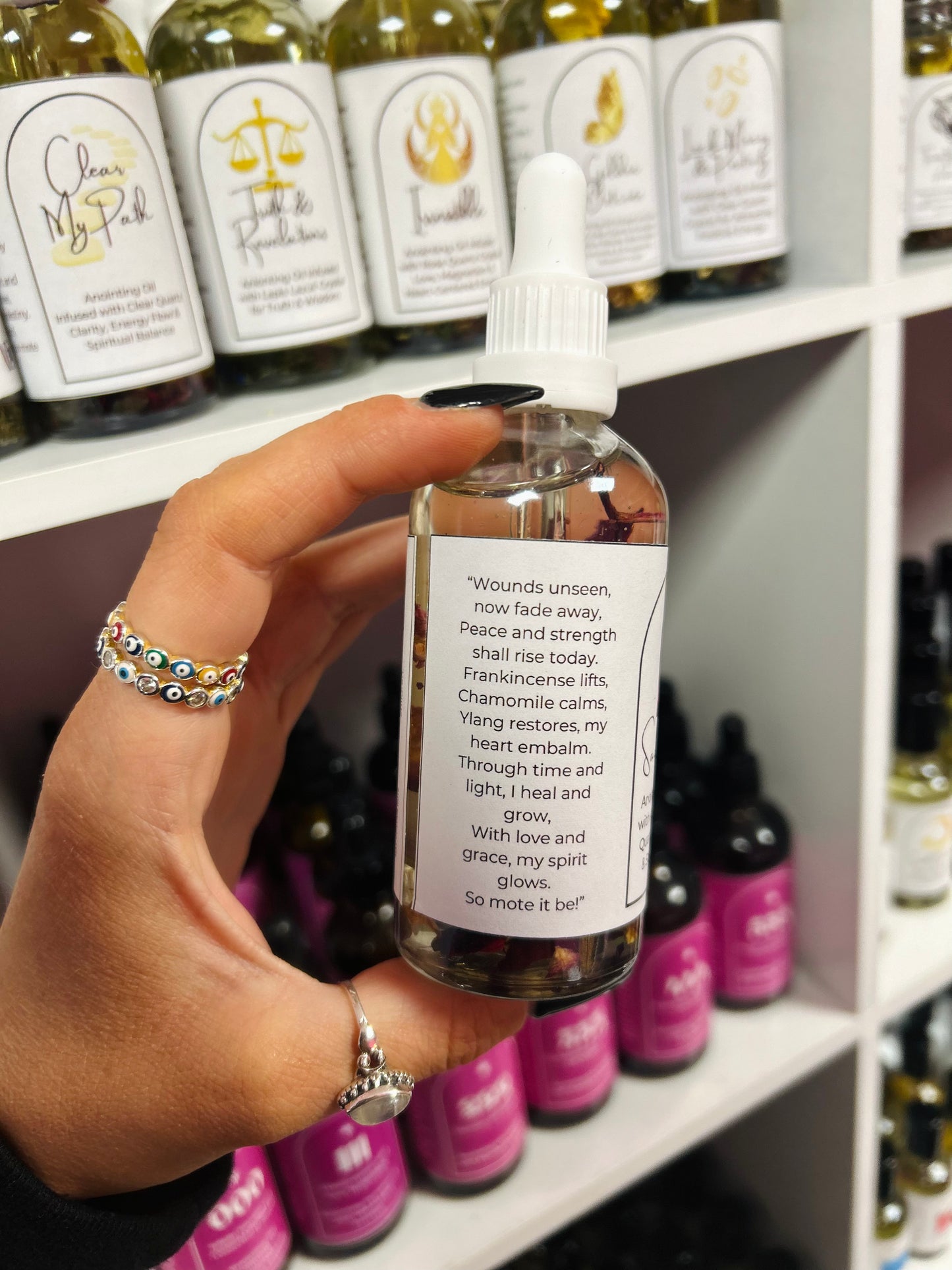 Sacred Healing Spell Oil – Chakra Alignment, Emotional & Spiritual Healing