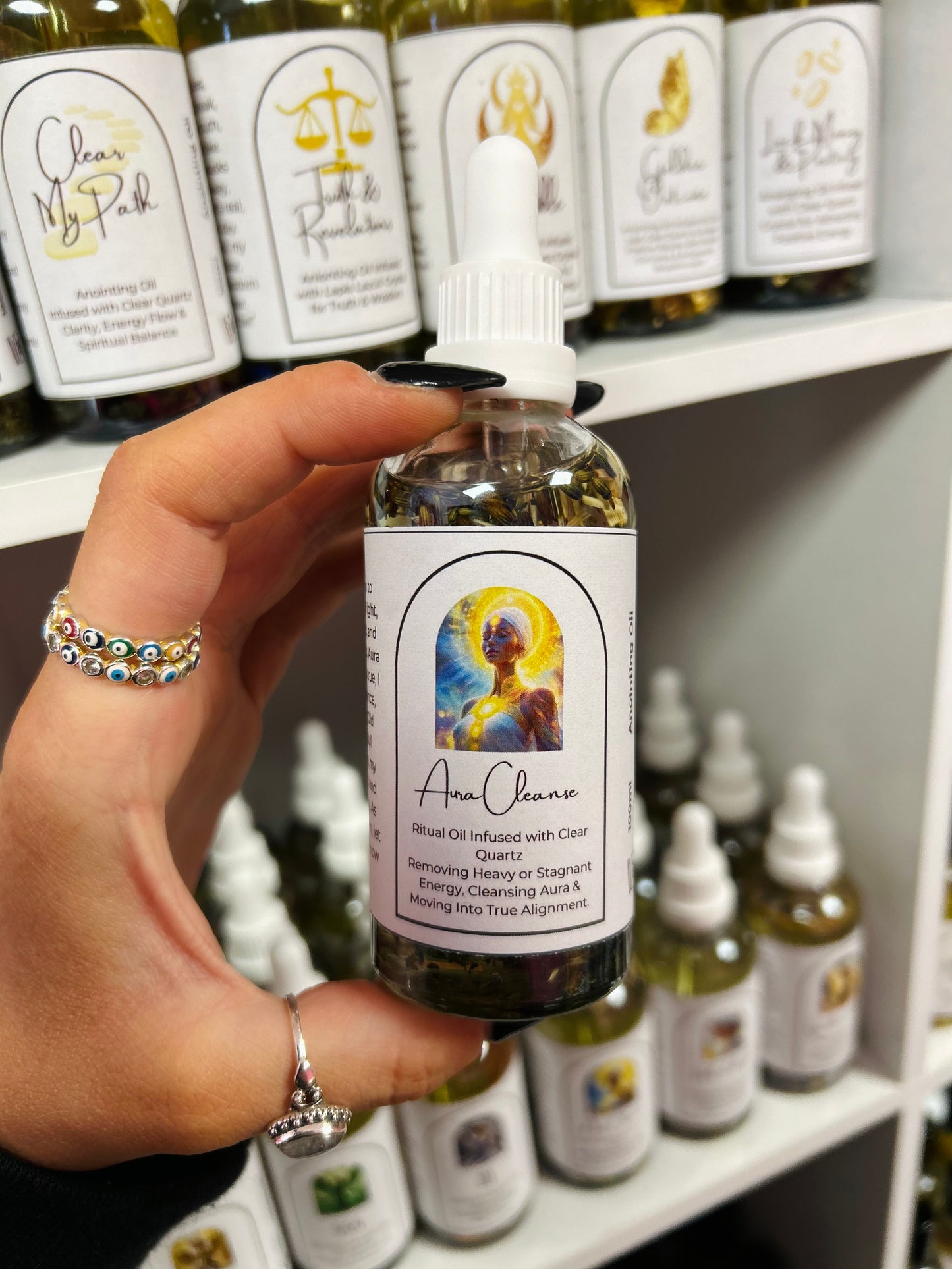 Aura Cleanse Spell Oil - Energy Clearing, Alignment & Spiritual Refresh