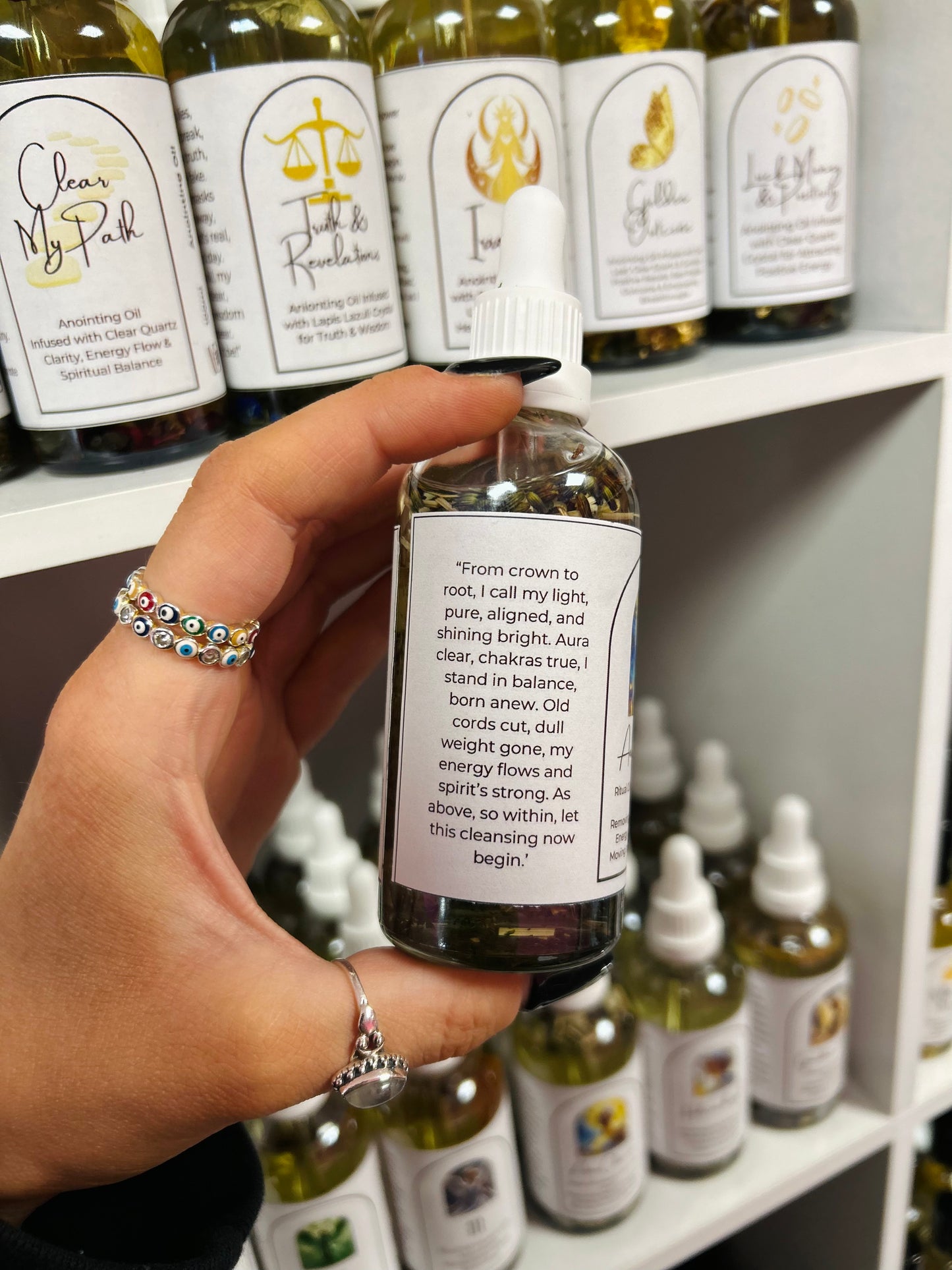 Aura Cleanse Spell Oil - Energy Clearing, Alignment & Spiritual Refresh