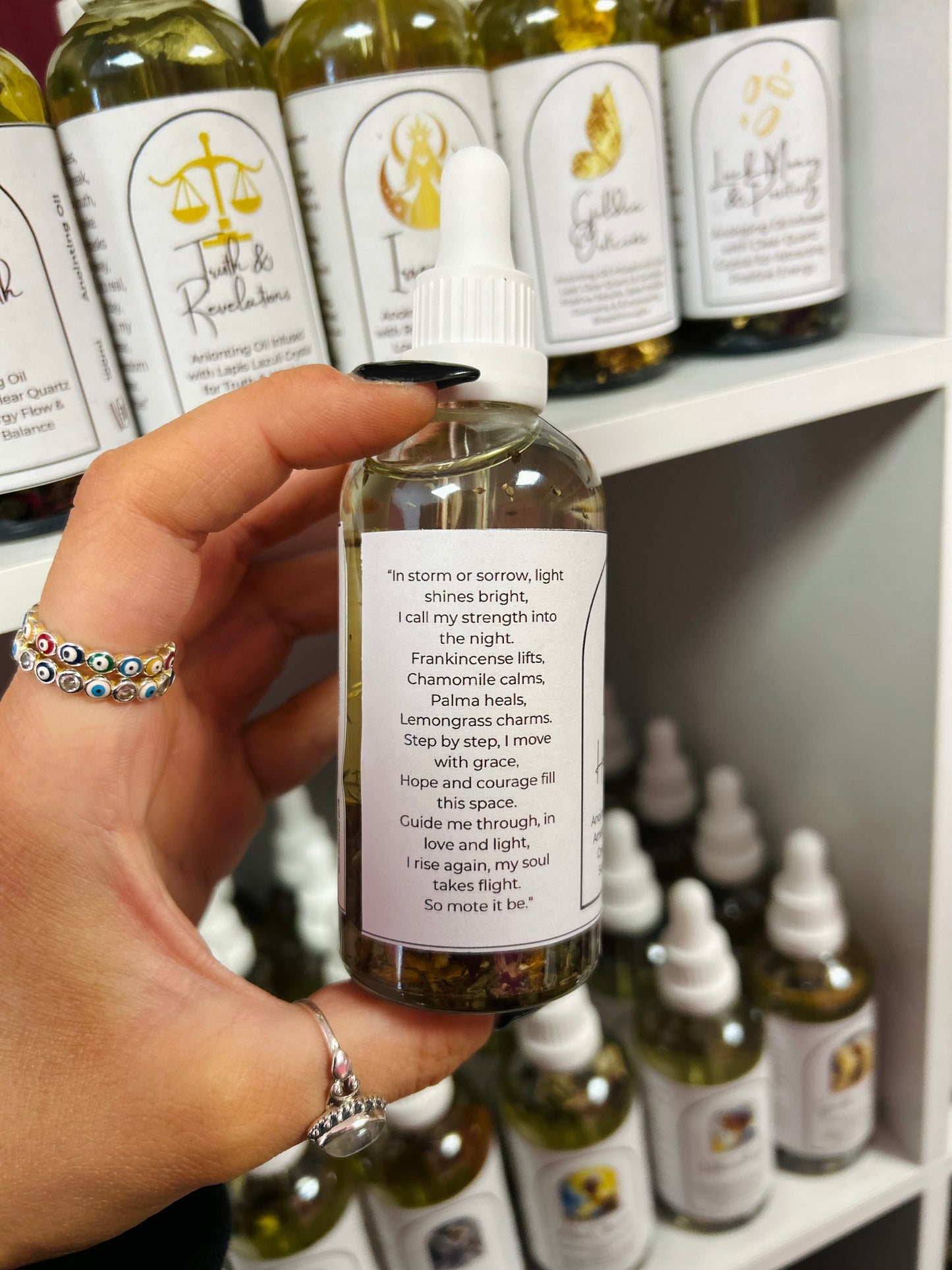 Help Me Through Spell Oil - Comfort, Support & Divine Guidance