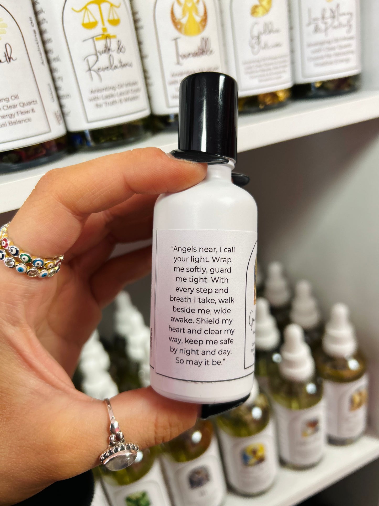 Guardian Angel Spell Oil - Divine Protection, Inner Peace & Spiritual Guidance