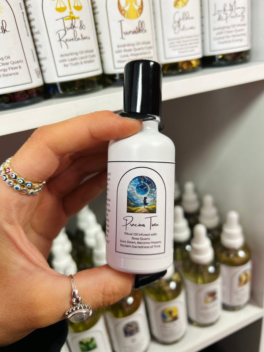 Precious Time Spell Oil - Slow Down, Become Present, Reclaim the Sacredness of Time