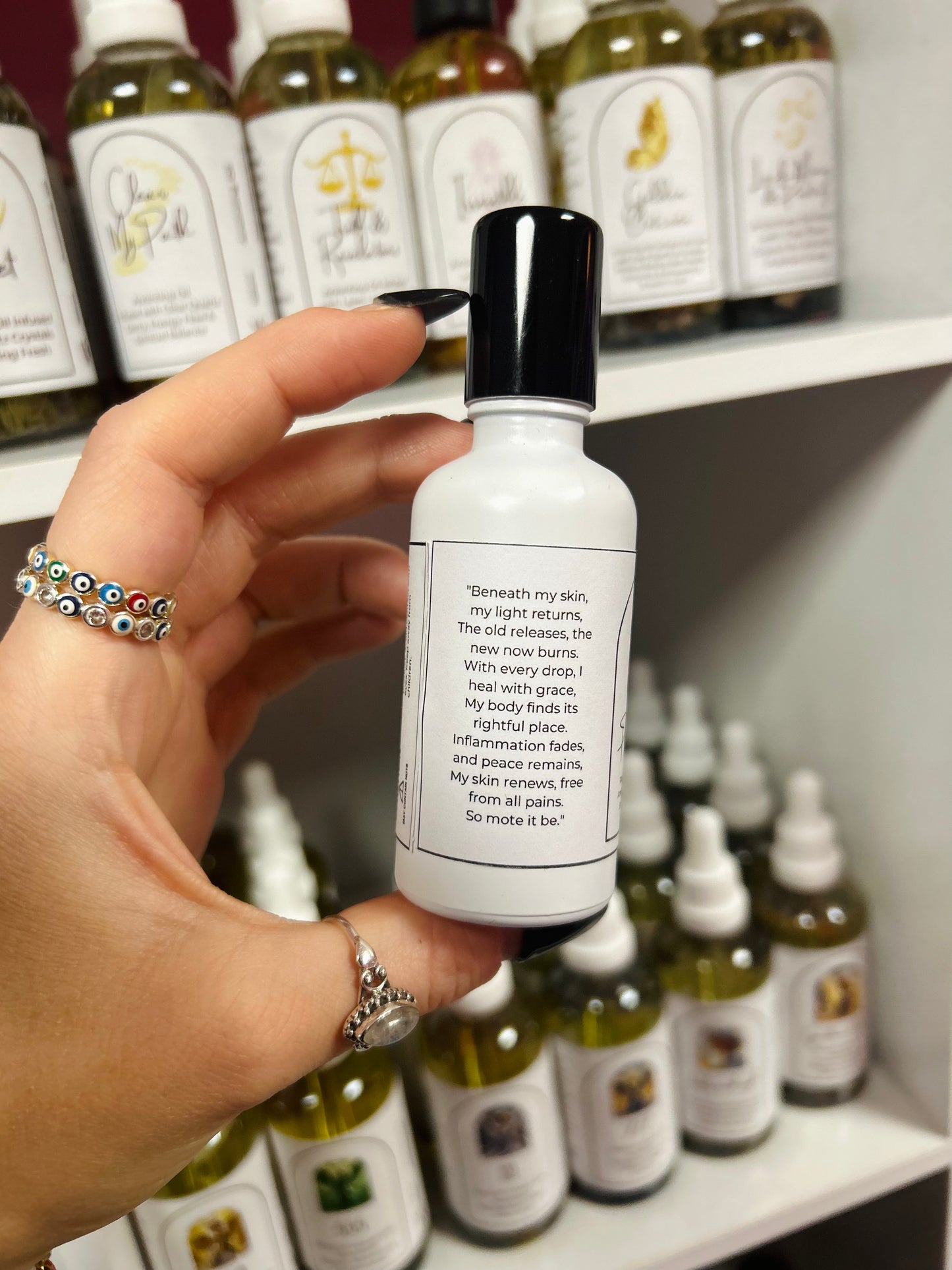 Phoenix Veil Intention Oil – Radiant Energy Spell Oil for Skin Support Renewal, Transformation & Skin Confidence Support