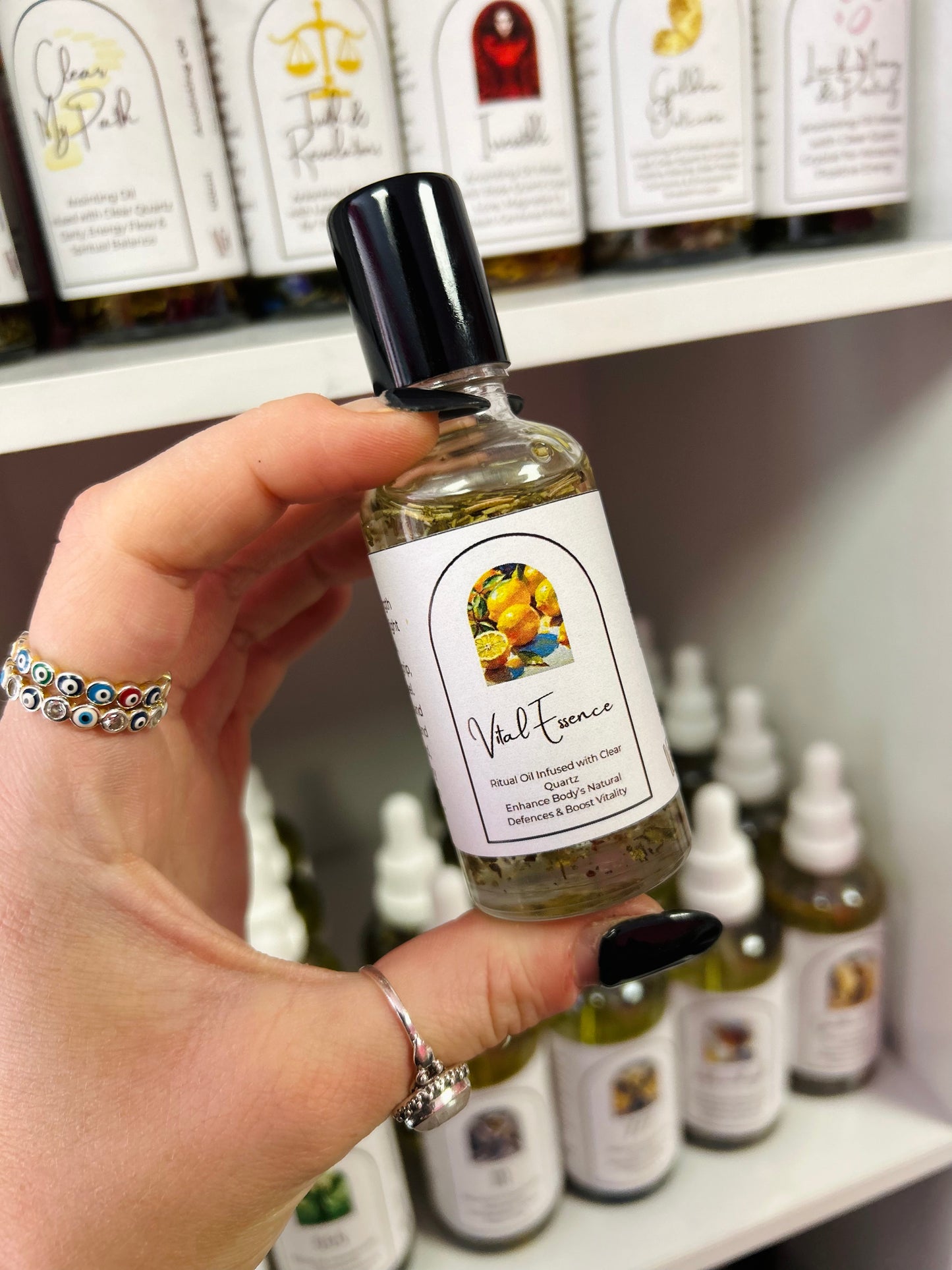 Vital Essence Spell Oil – Energy Protection & Vitality Boosting Spell Oil for Strength, Radiance & Natural Resilience