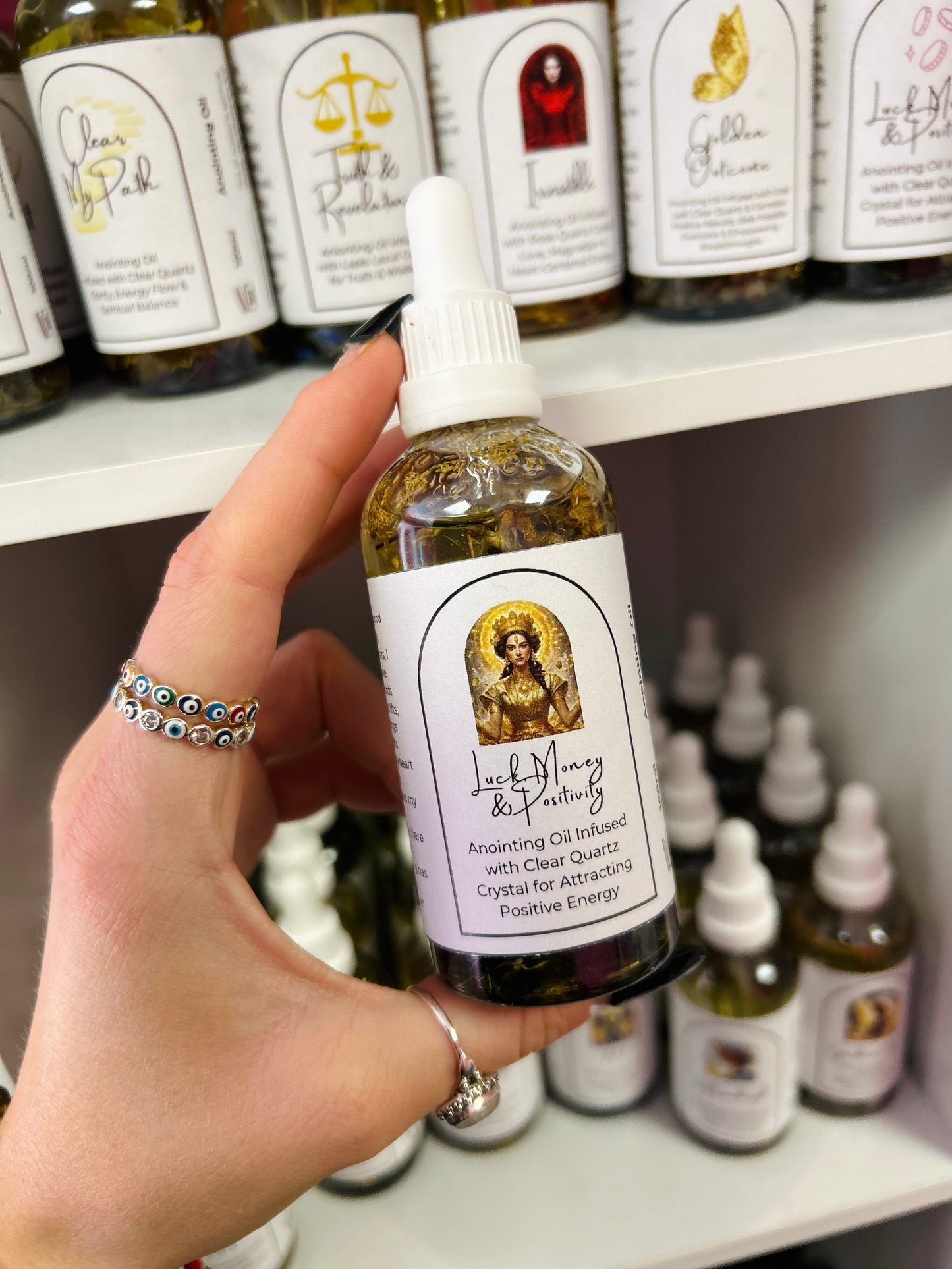 Luck, Money & Positivity Spell Oil - Abundance, Joy & Opportunity