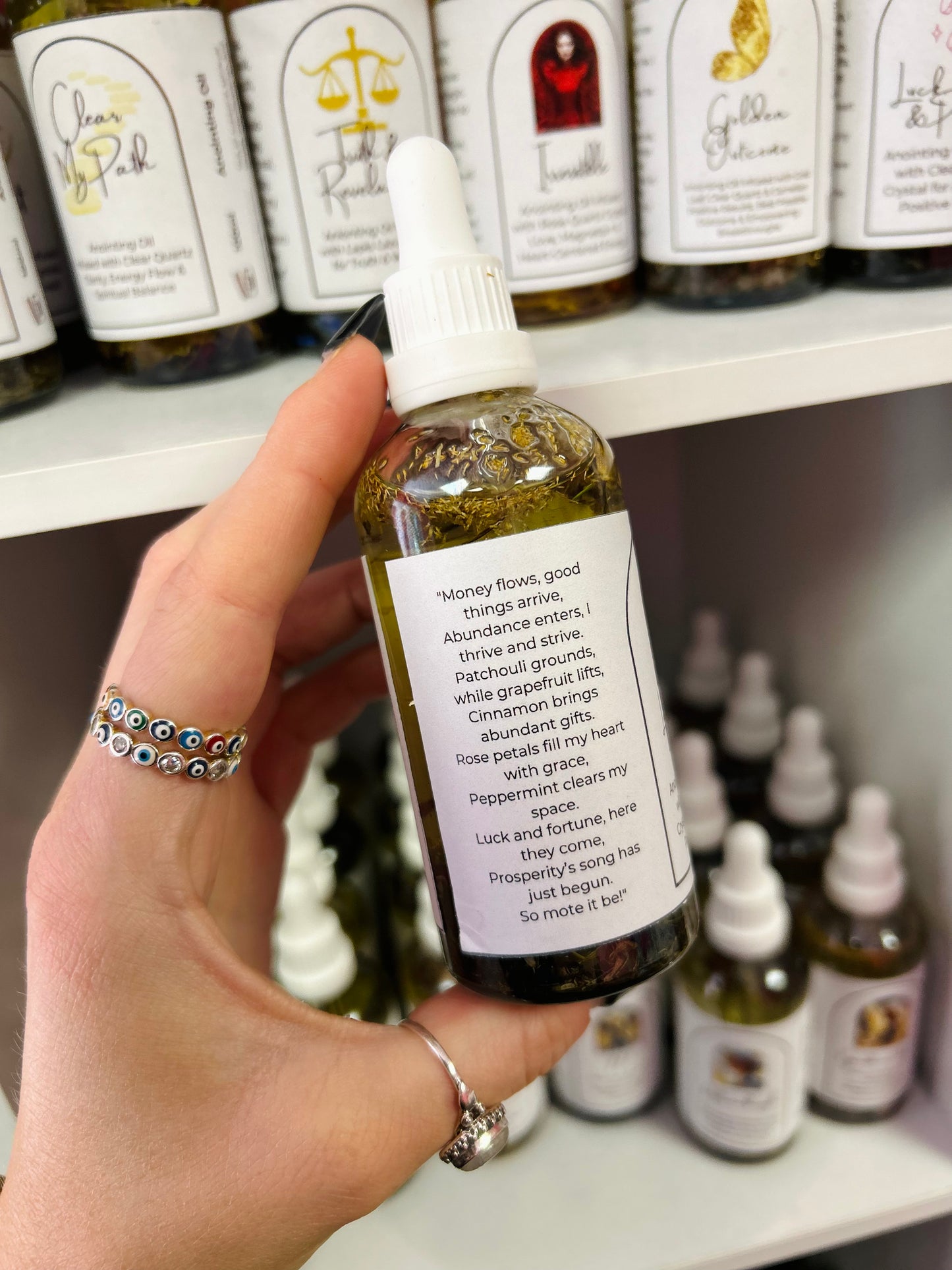 Luck, Money & Positivity Spell Oil - Abundance, Joy & Opportunity