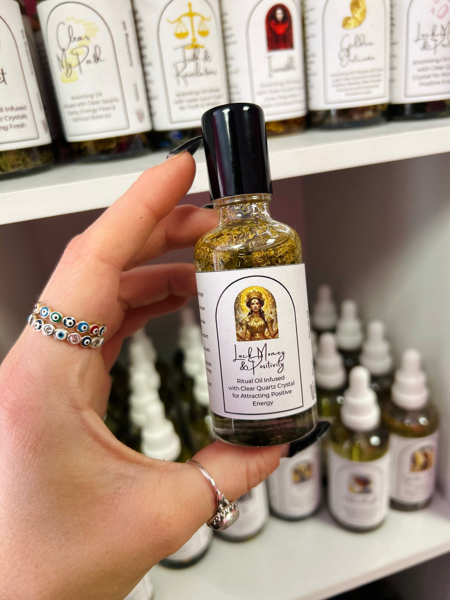 Luck, Money & Positivity Spell Oil - Abundance, Joy & Opportunity