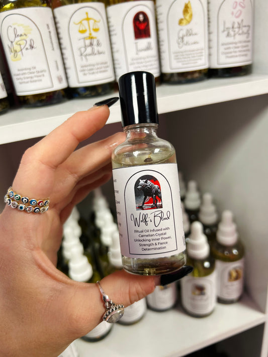 Wolf’s Blood Spell Oil - Inner Power, Strength & Fierce Determination