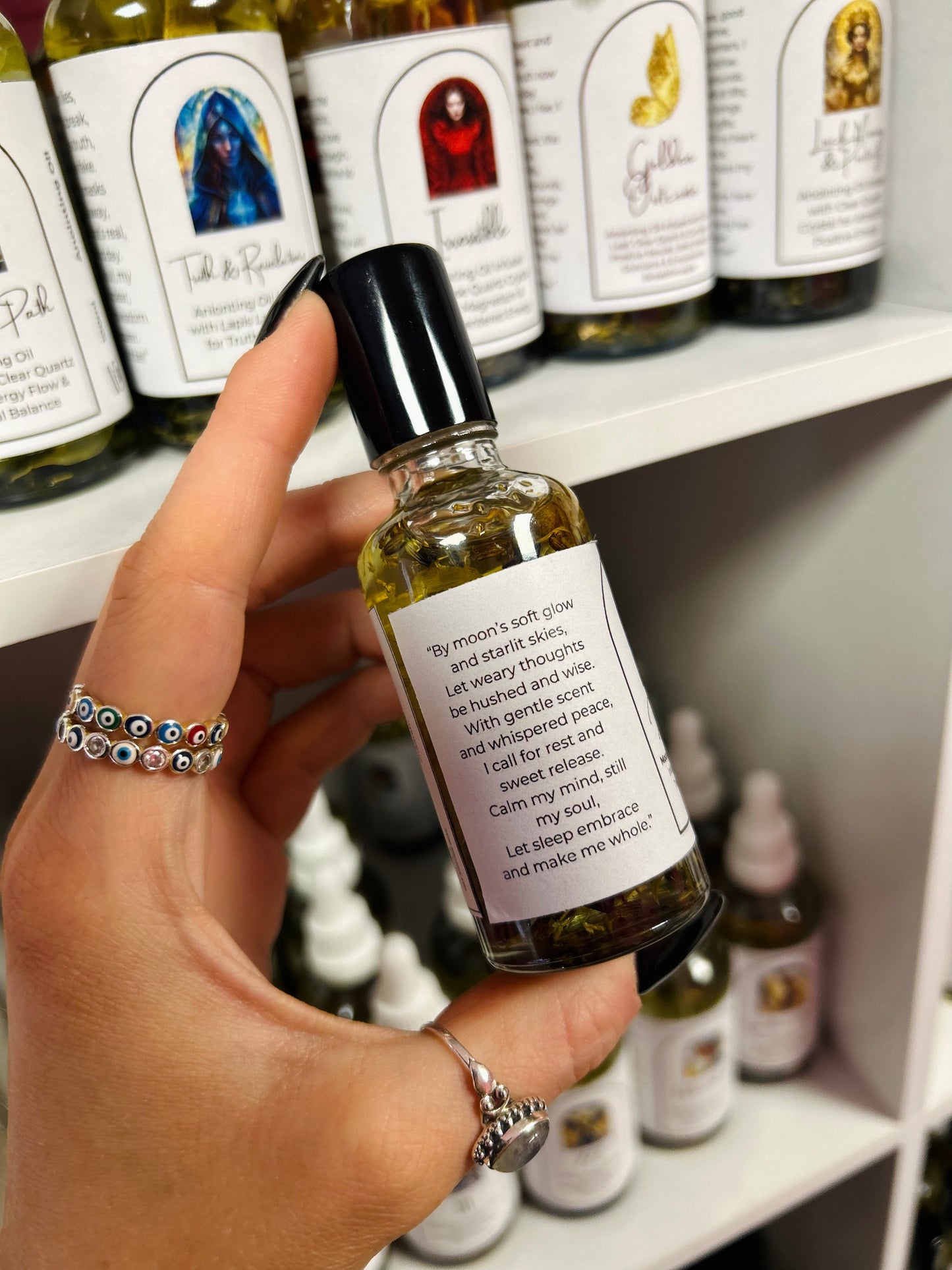 Dreamweaver Spell Oil - Deep Sleep, Relaxation & Tranquil Energy