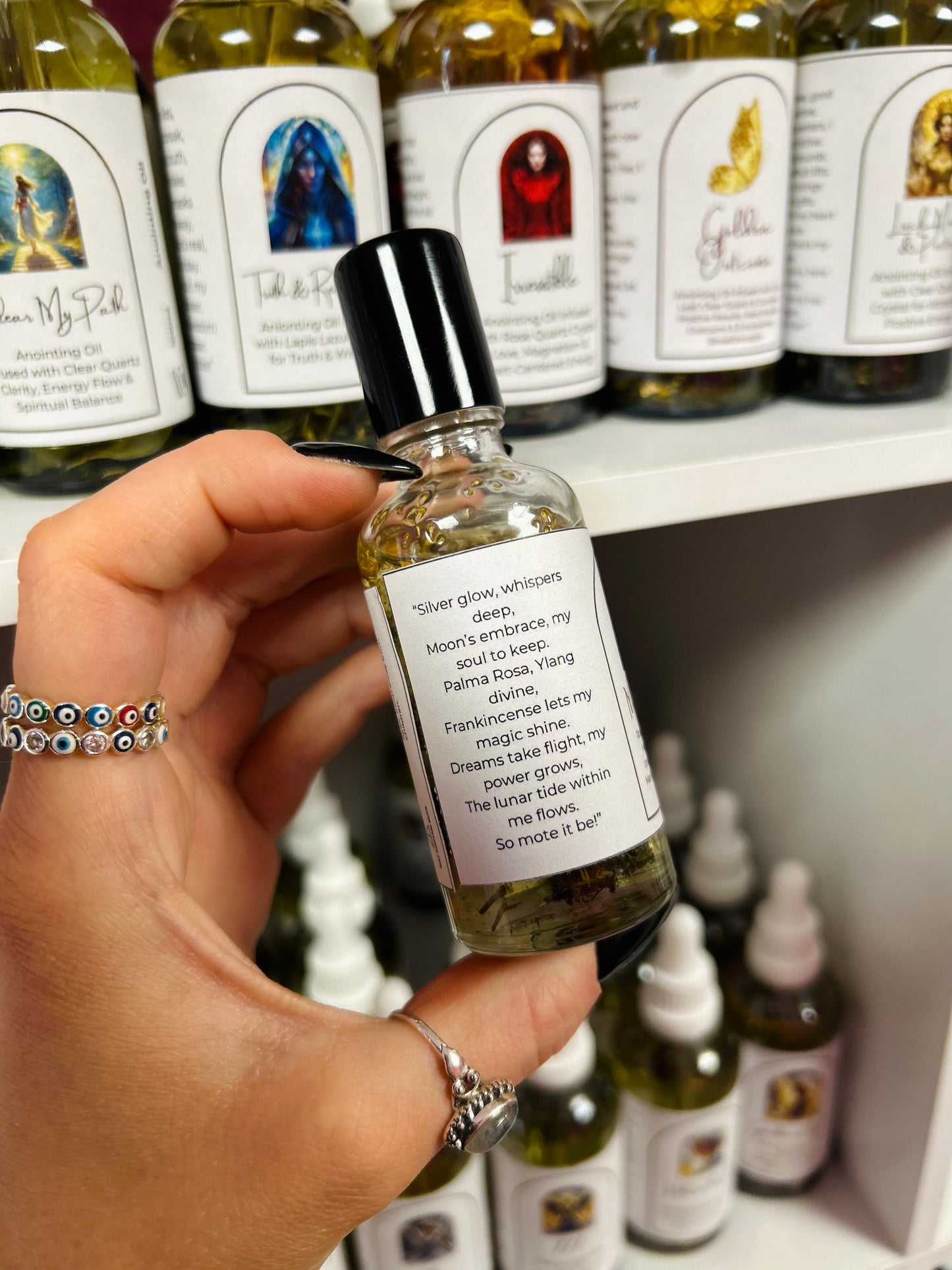 Moon Magic Spell Oil - Lunar Power, Manifestation & Spiritual Connection