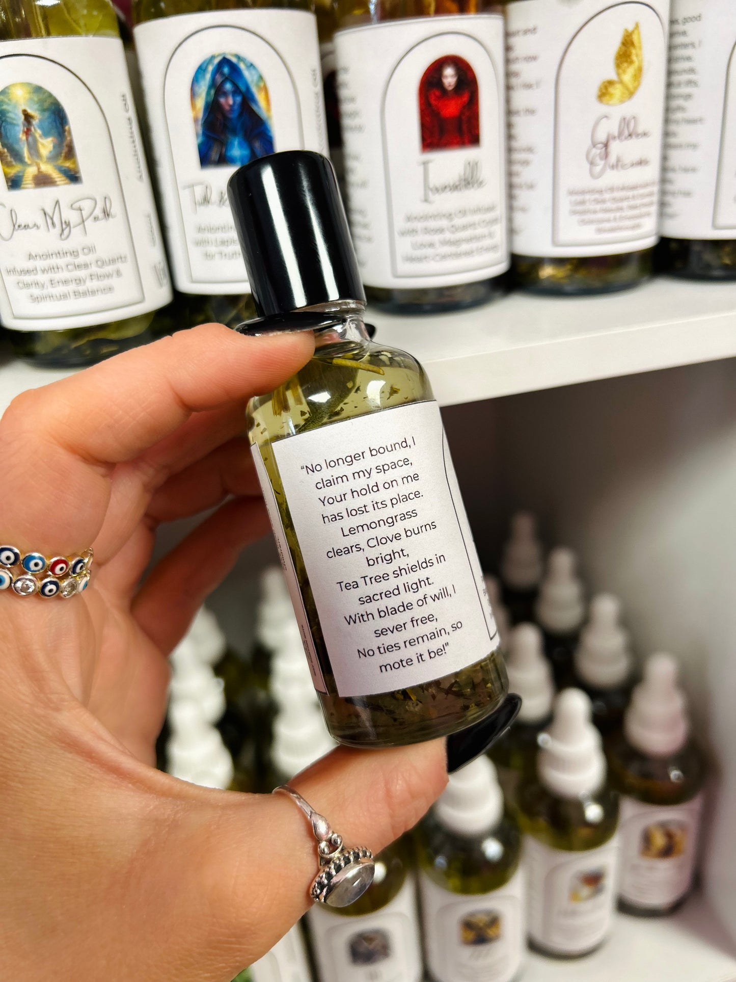 Cord Cutting & Releasing Ties Spell Oil - Energetic Release & Purification