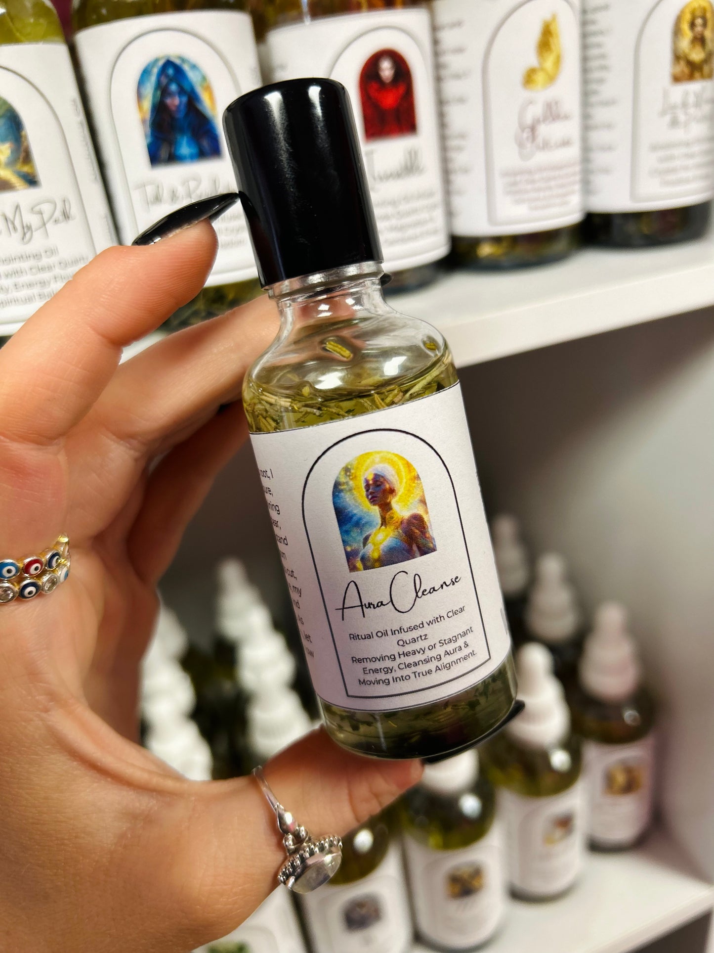 Aura Cleanse Spell Oil - Energy Clearing, Alignment & Spiritual Refresh
