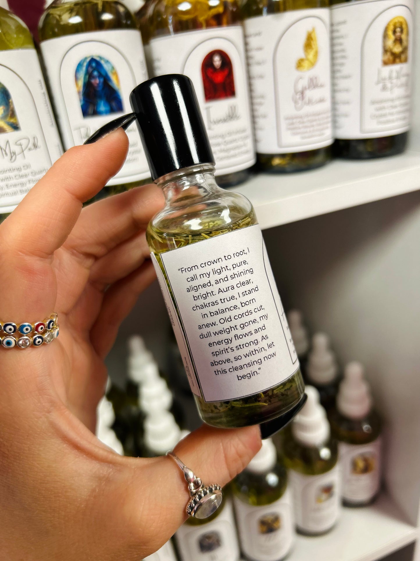 Aura Cleanse Spell Oil - Energy Clearing, Alignment & Spiritual Refresh