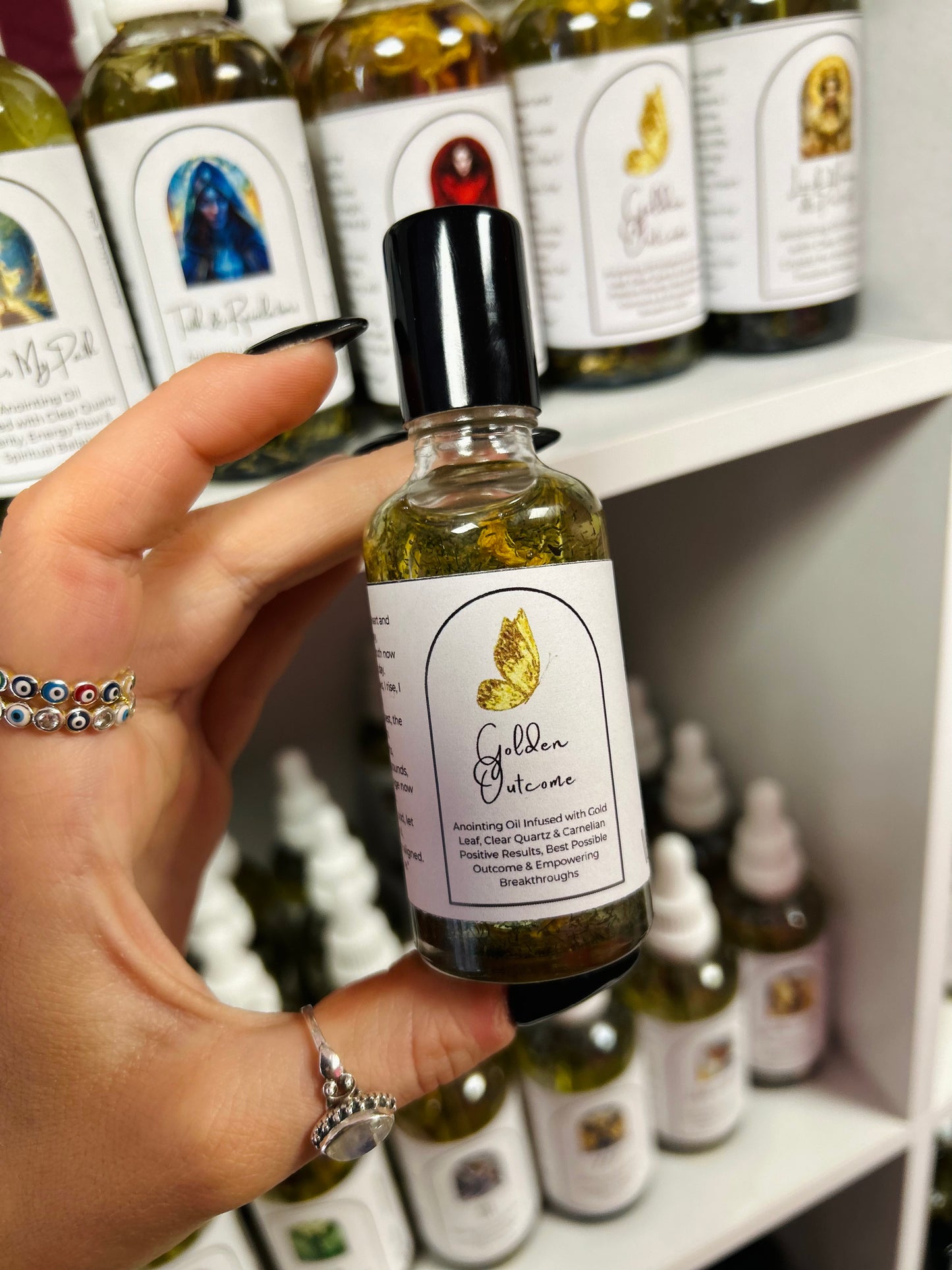 Golden Outcome Spell Oil - Success, Breakthroughs & Positive Results