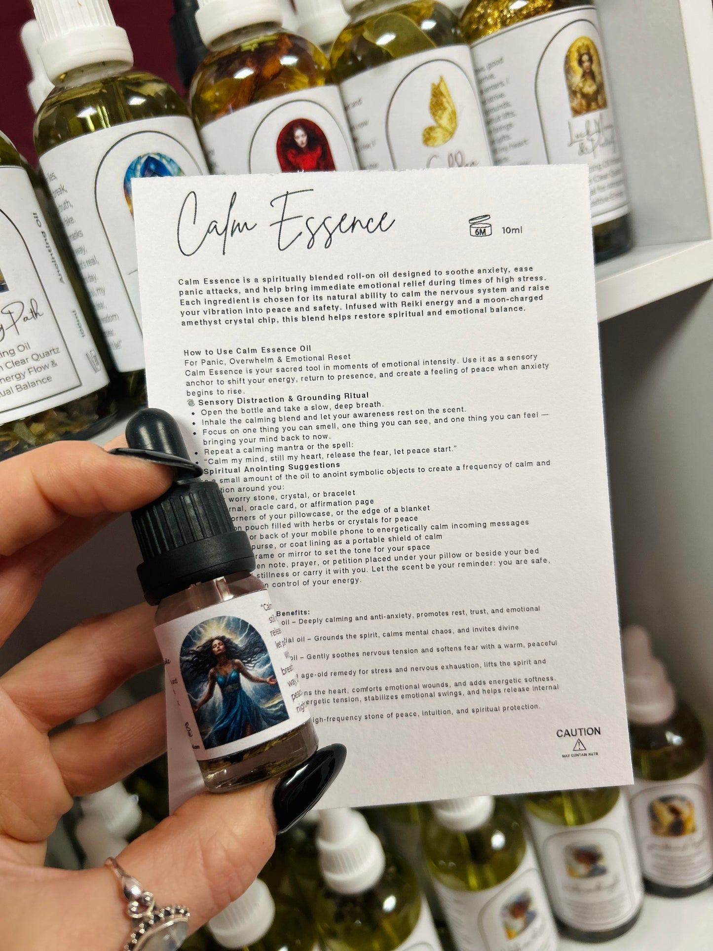 Calm Essence 10ml Intention Oil – Anxiety & Panic Attacks