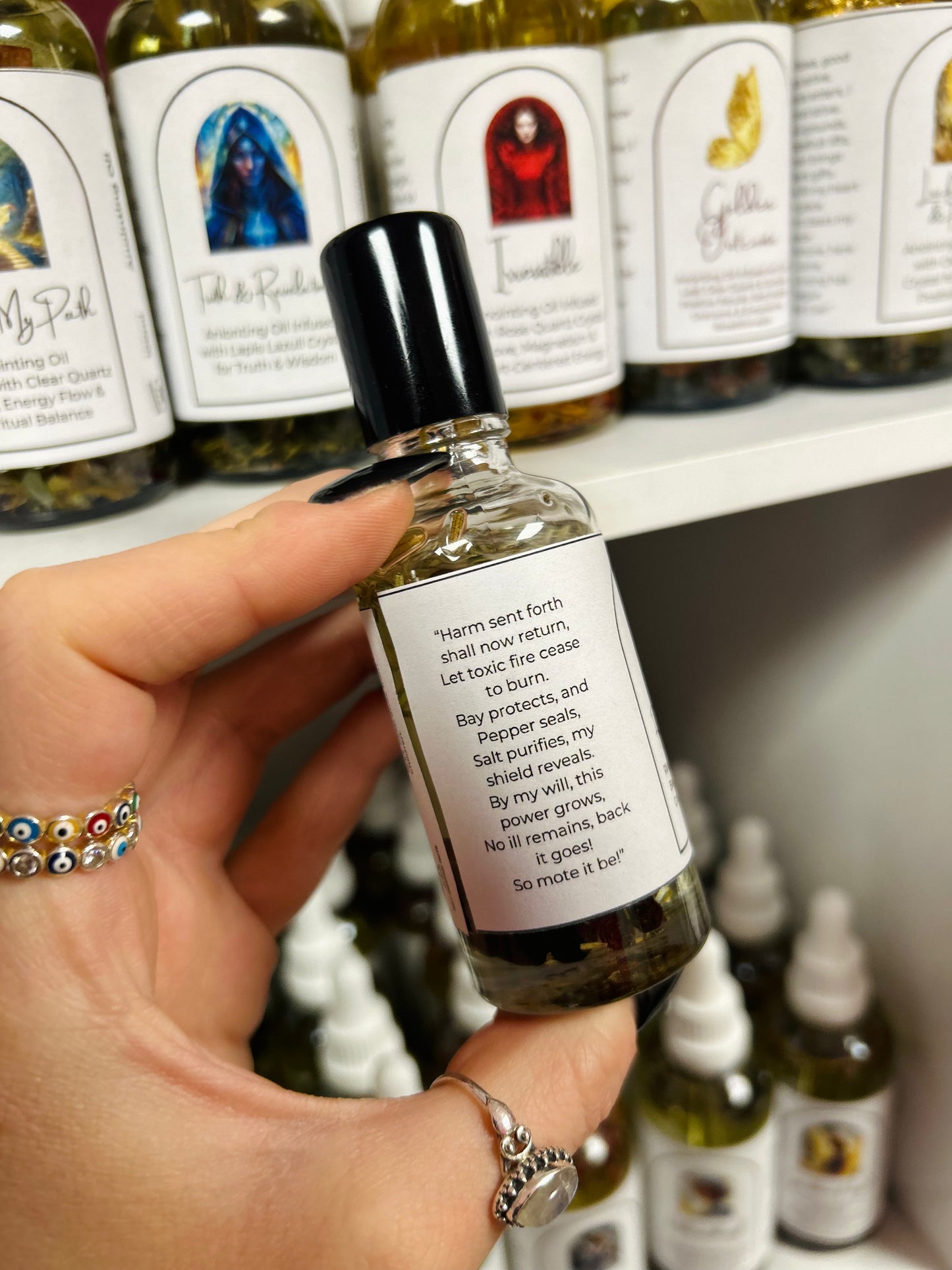 Return to Sender Spell Oil - Energetic Reversal, Cleansing & Grounding