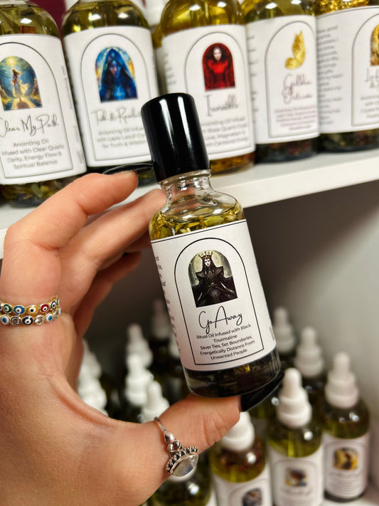 Go Away Spell Oil - Severing Ties, Setting Boundaries & Energetic Distance