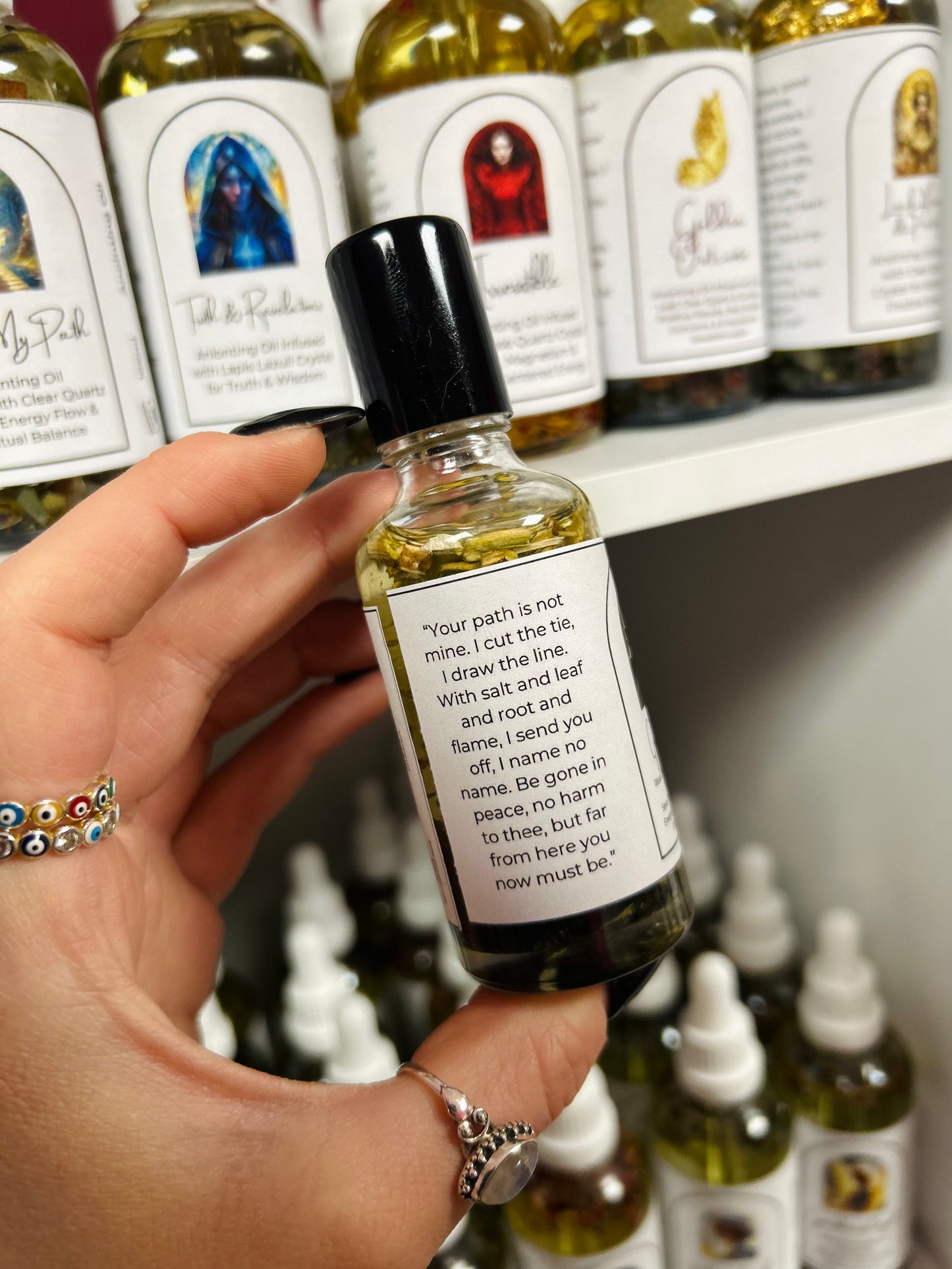 Go Away Spell Oil - Severing Ties, Setting Boundaries & Energetic Distance