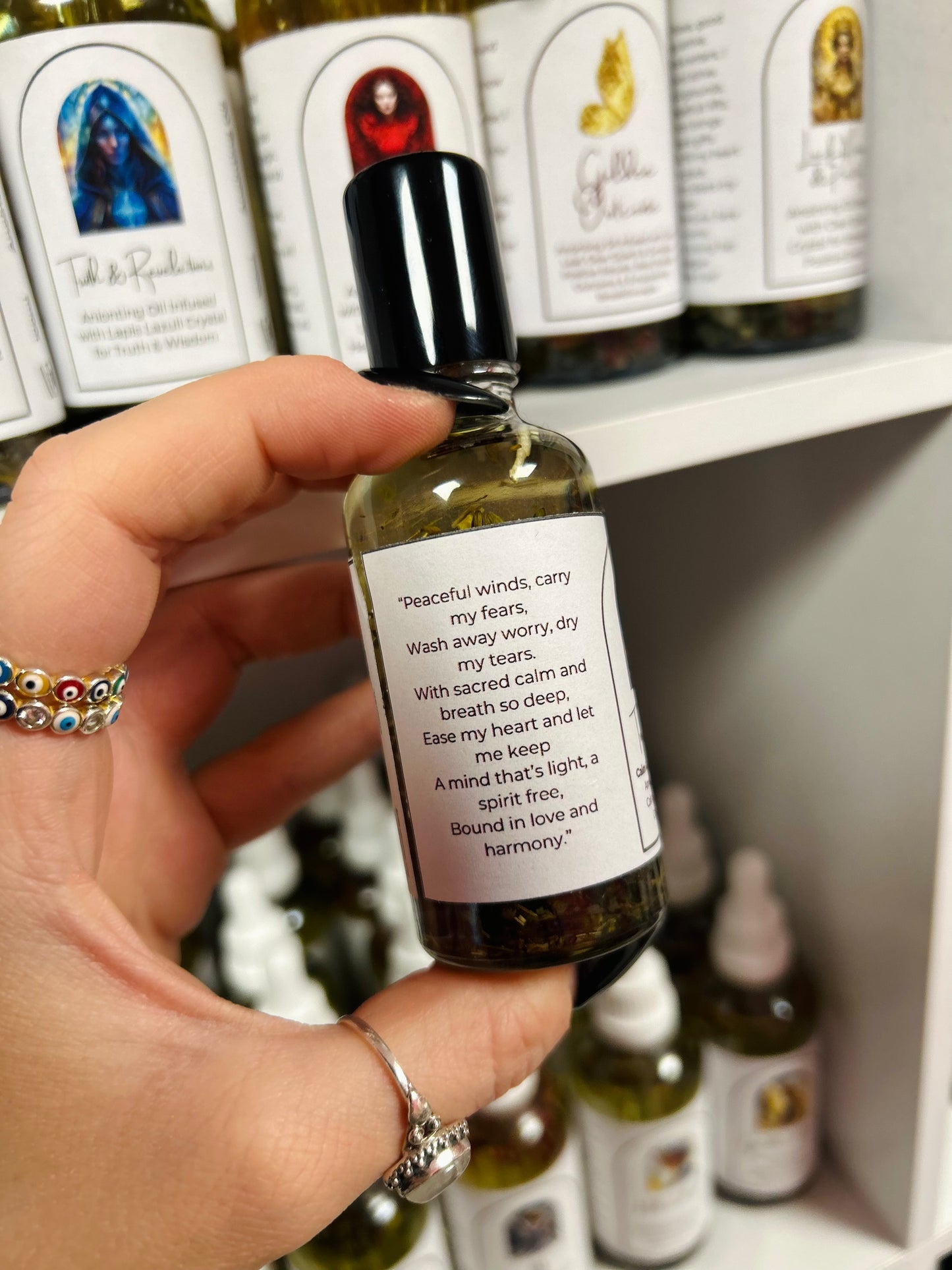 Tranquil Spirit Spell Oil - Anxiety Relief, Calm & Inner Harmony