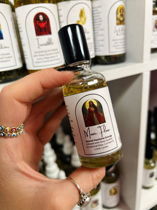 Moon Flow Spell Oil - PMS Relief, Emotional Ease & Lunar Harmony