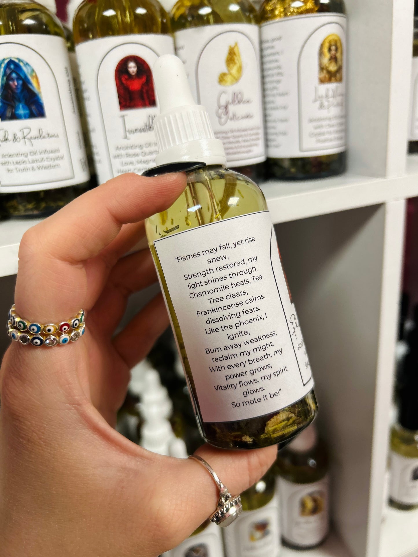 Phoenix Touch Spell Oil - Spiritual Strength, Renewal & Physical Recovery