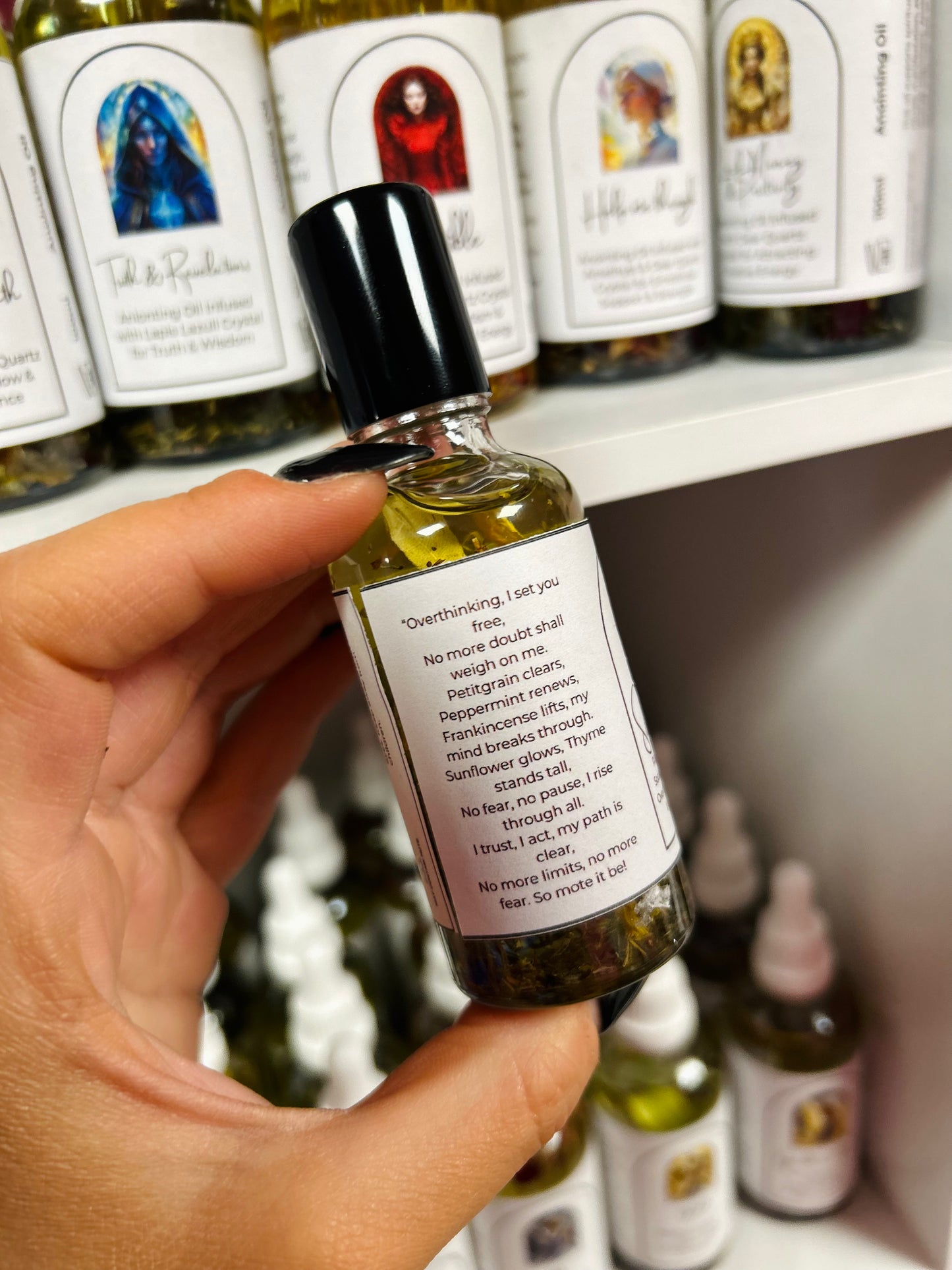 Silent Storm Spell Oil - Quieting the Mind, Overthinking & Self-Sabotage