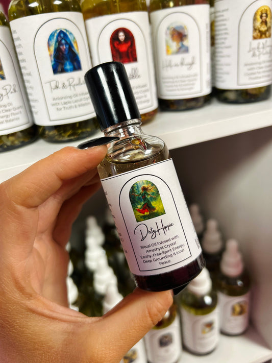 Dirty Hippie Spell Oil - Grounding, Inner Peace & Free-Spirit Energy