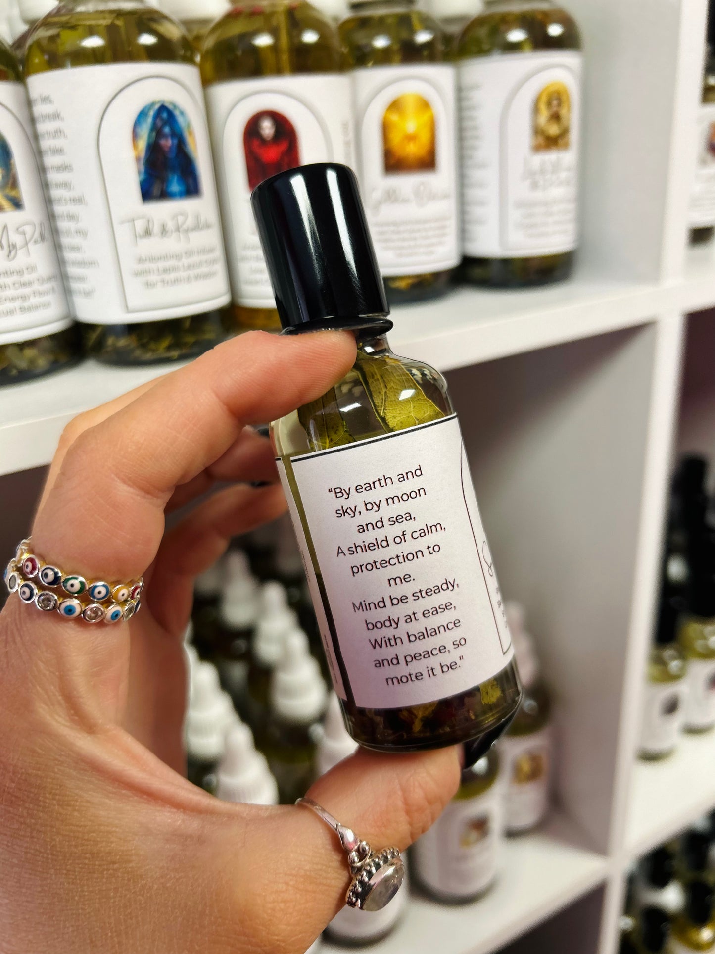 Sacred Balance Spell Oil - Spiritual Practice, Grounding & Mental Strength