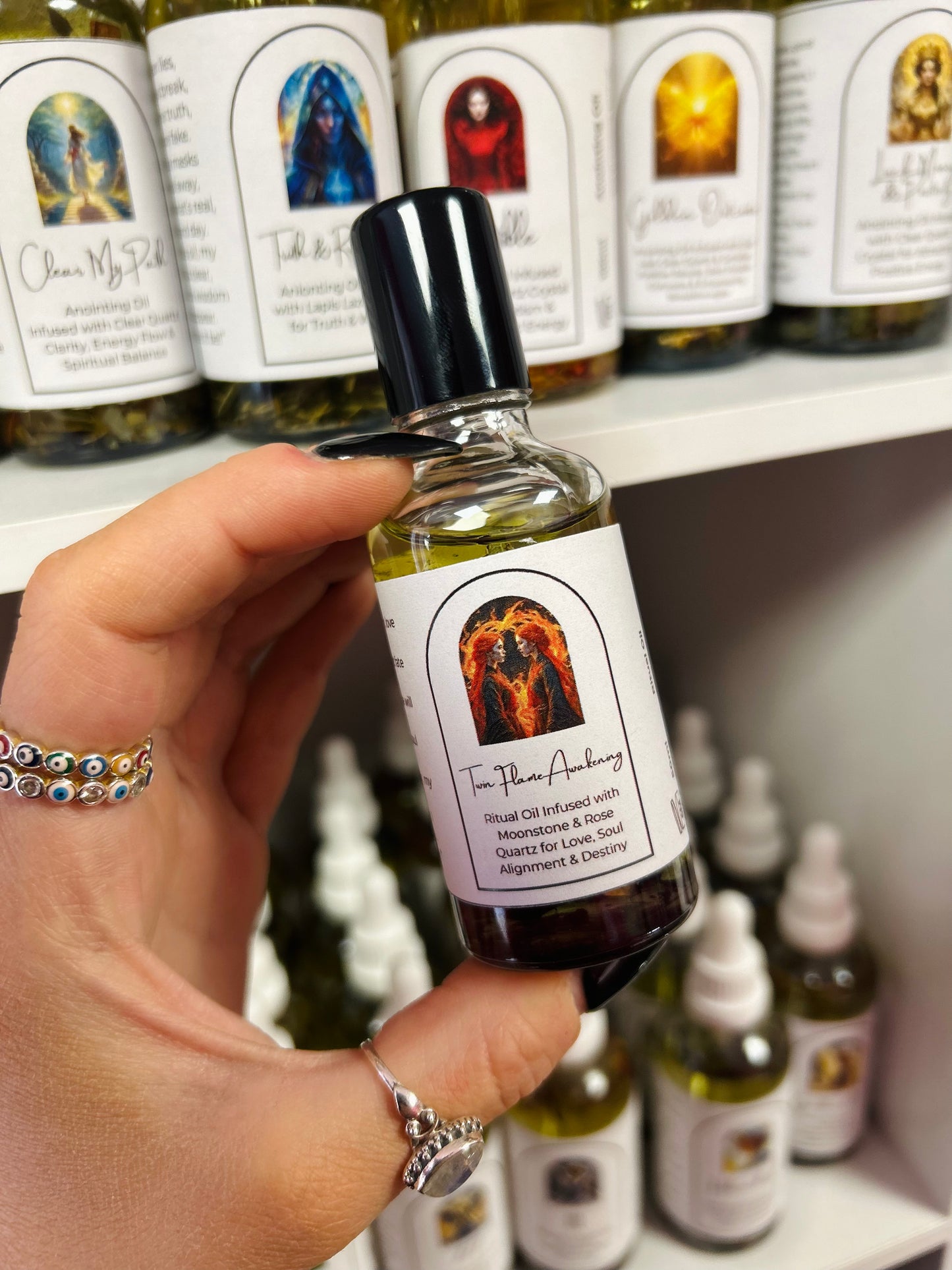 Twin Flame Awakening Spell Oil - Love, Soul Alignment & Destiny