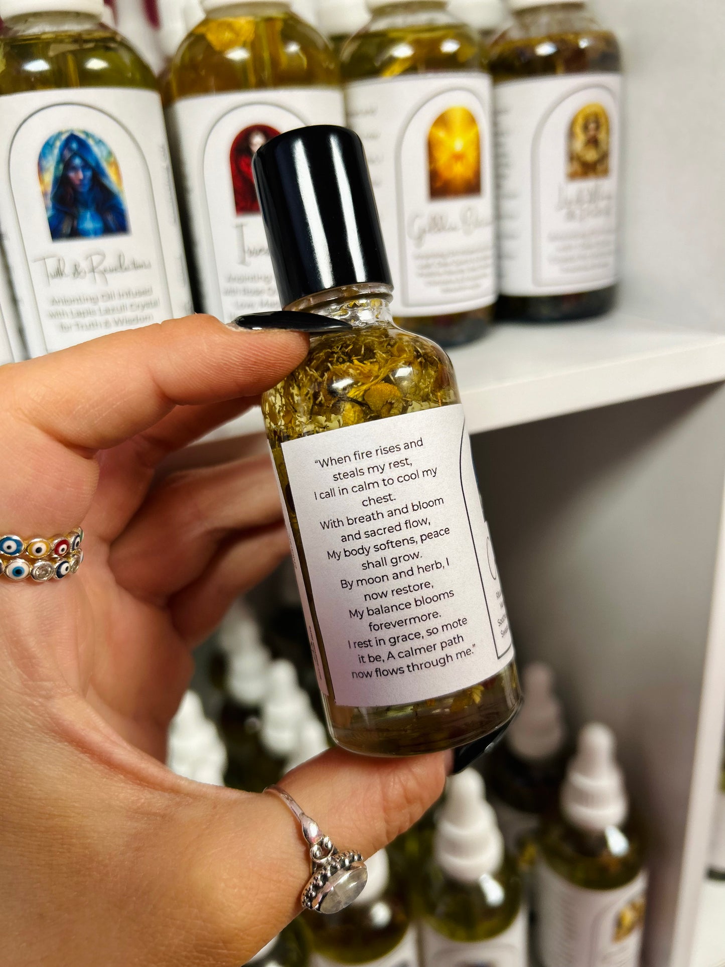 Cool Embers Ritual Oil – Peri Menopause Soothing Hot Flashes, Night Sweats & Emotional Heat