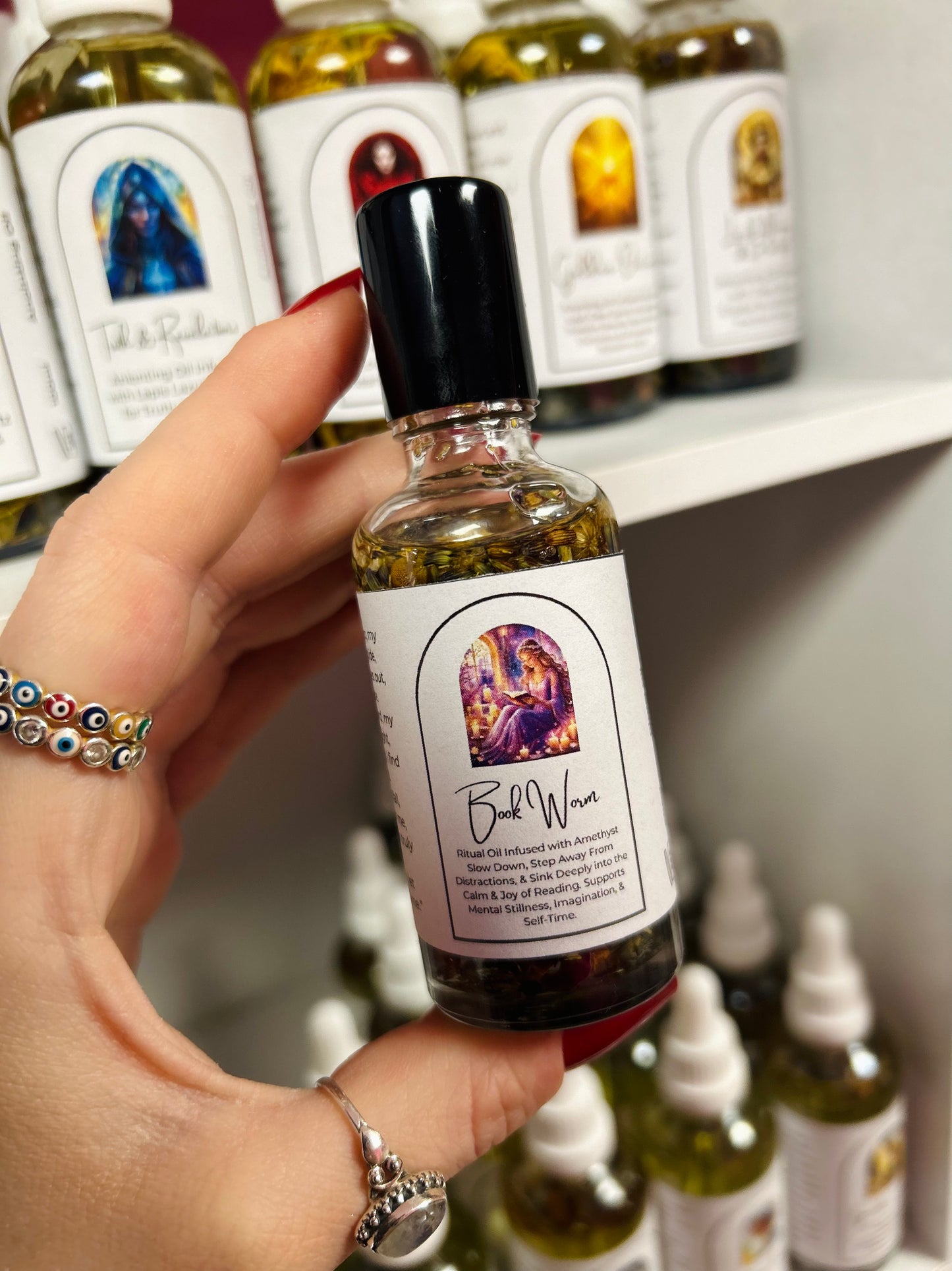 Bookworm Ritual Oil – Slow Down, Step Away From Distractions, Enhance Imagination, Self-Time