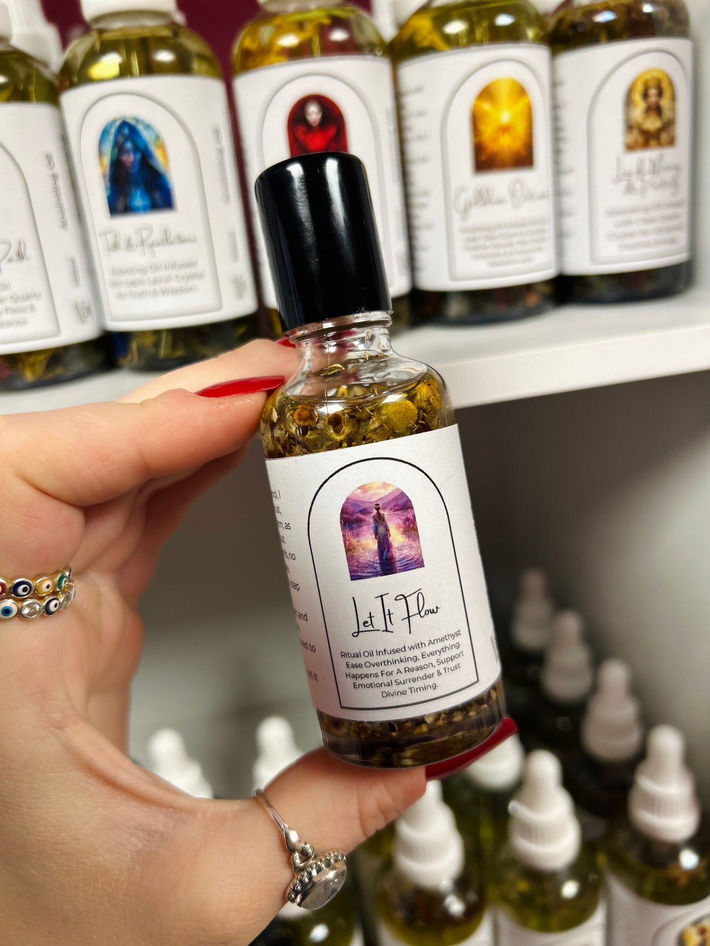 Let It Flow Ritual Oil – Trust The Universe, Divine Timing, Releasing Control & Every Happens For A Reason