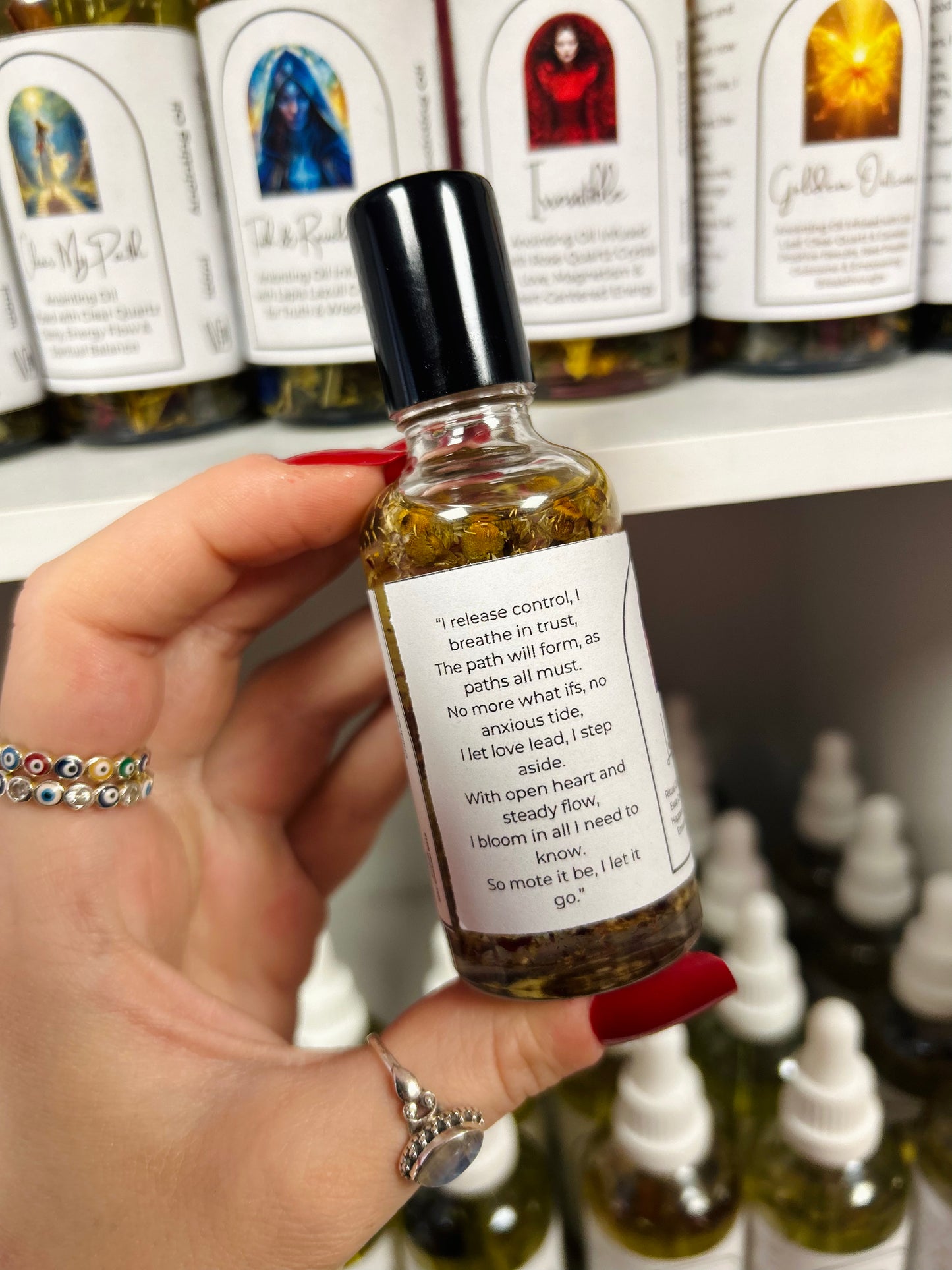Let It Flow Ritual Oil – Trust The Universe, Divine Timing, Releasing Control & Every Happens For A Reason