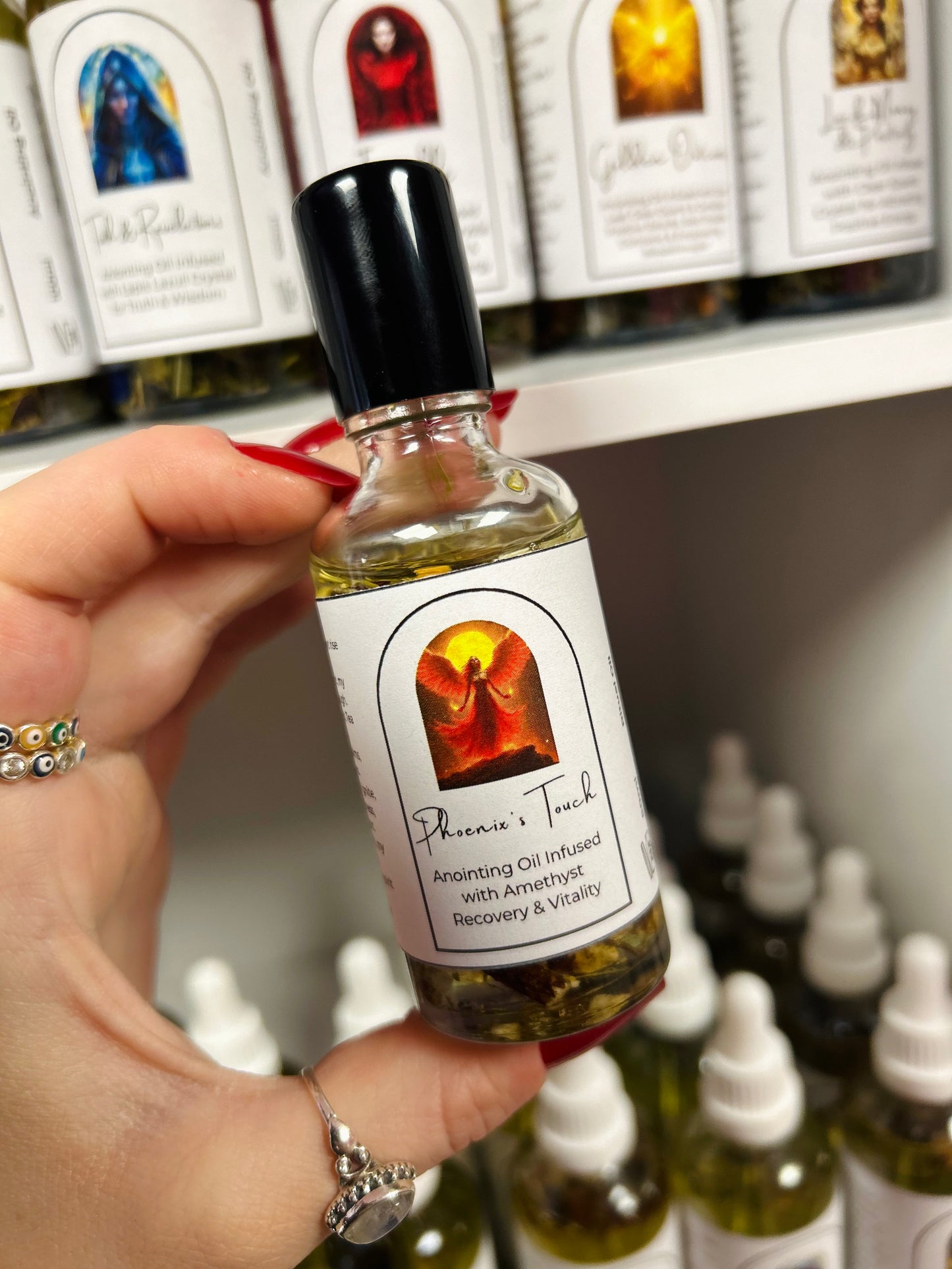 Phoenix Touch Spell Oil - Spiritual Strength, Renewal & Physical Recovery