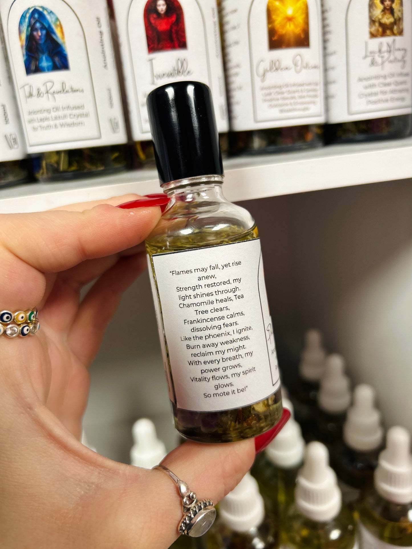 Phoenix Touch Spell Oil - Spiritual Strength, Renewal & Physical Recovery